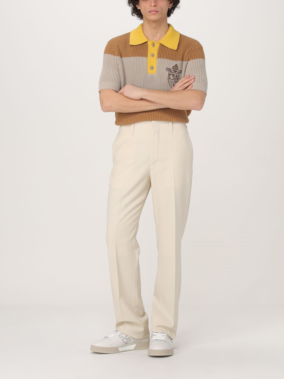 Fendi Fendi Polo Shirt Men Grey Size US S / EU 44-46 / 1 - 2 Thumbnail