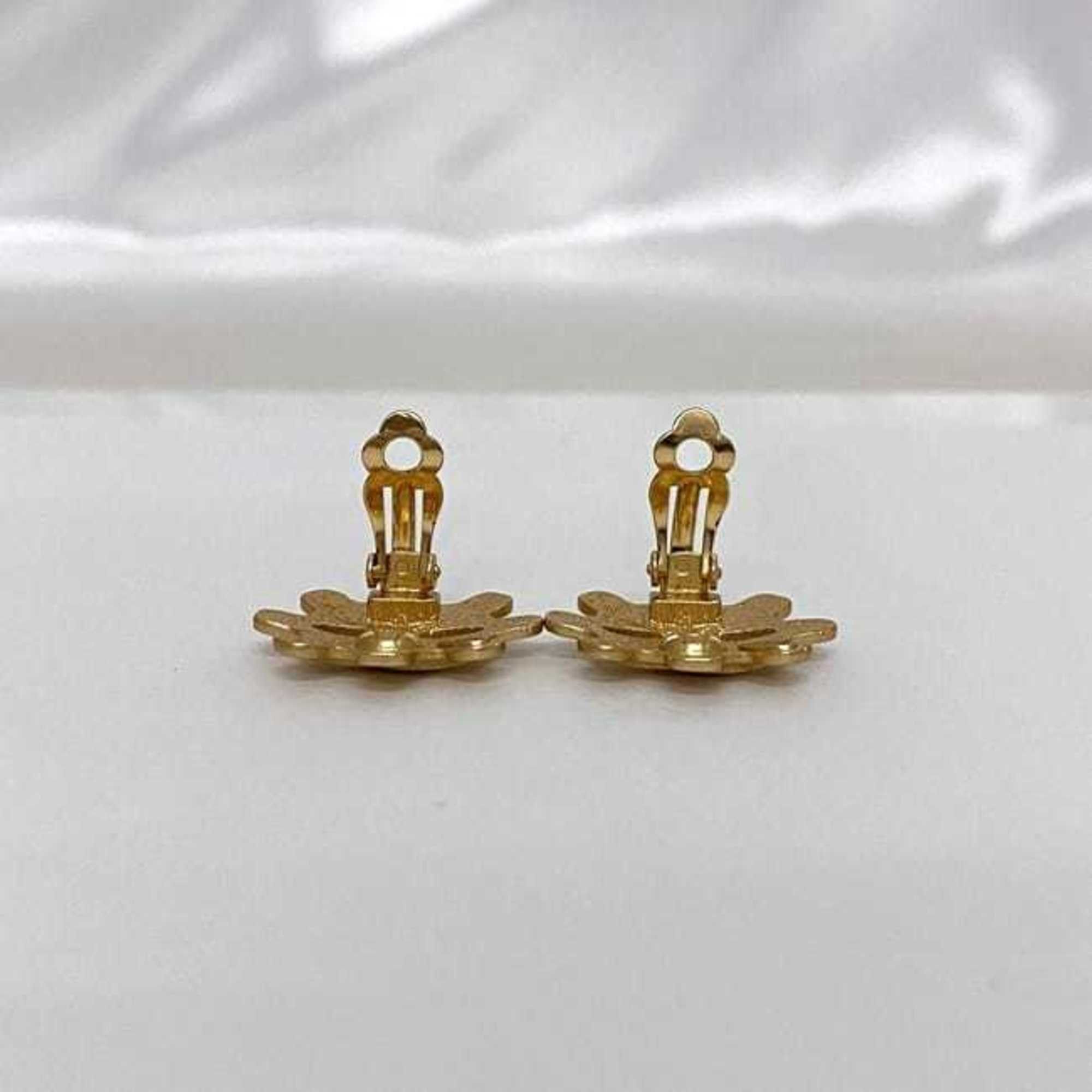 Chanel Chanel Earrings f-22316 Gold Coco Mark GP 95 P CHANEL Women's Men's Ear Point Engraved Clip Size ONE SIZE - 5 Thumbnail