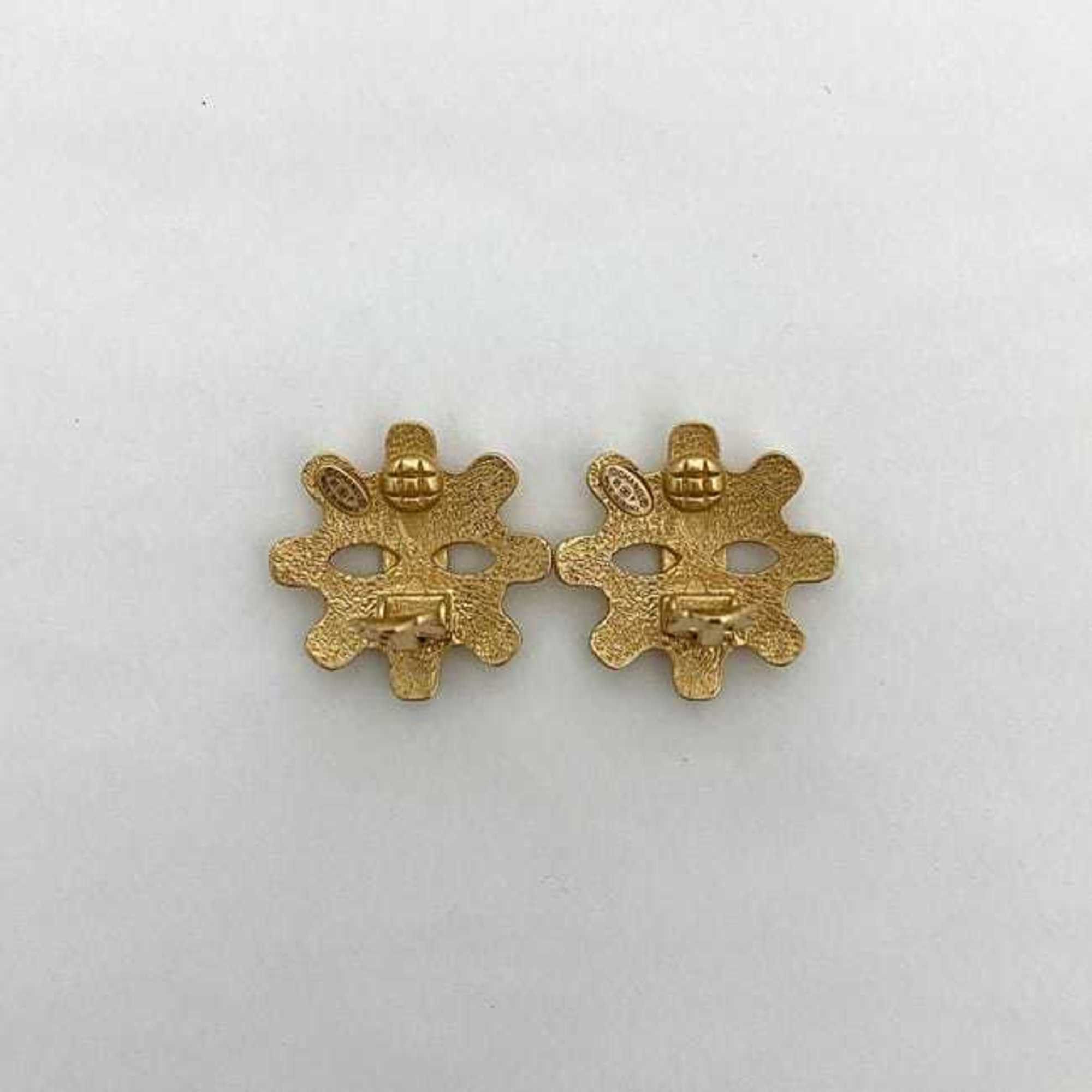 Chanel Chanel Earrings f-22316 Gold Coco Mark GP 95 P CHANEL Women's Men's Ear Point Engraved Clip Size ONE SIZE - 6 Thumbnail
