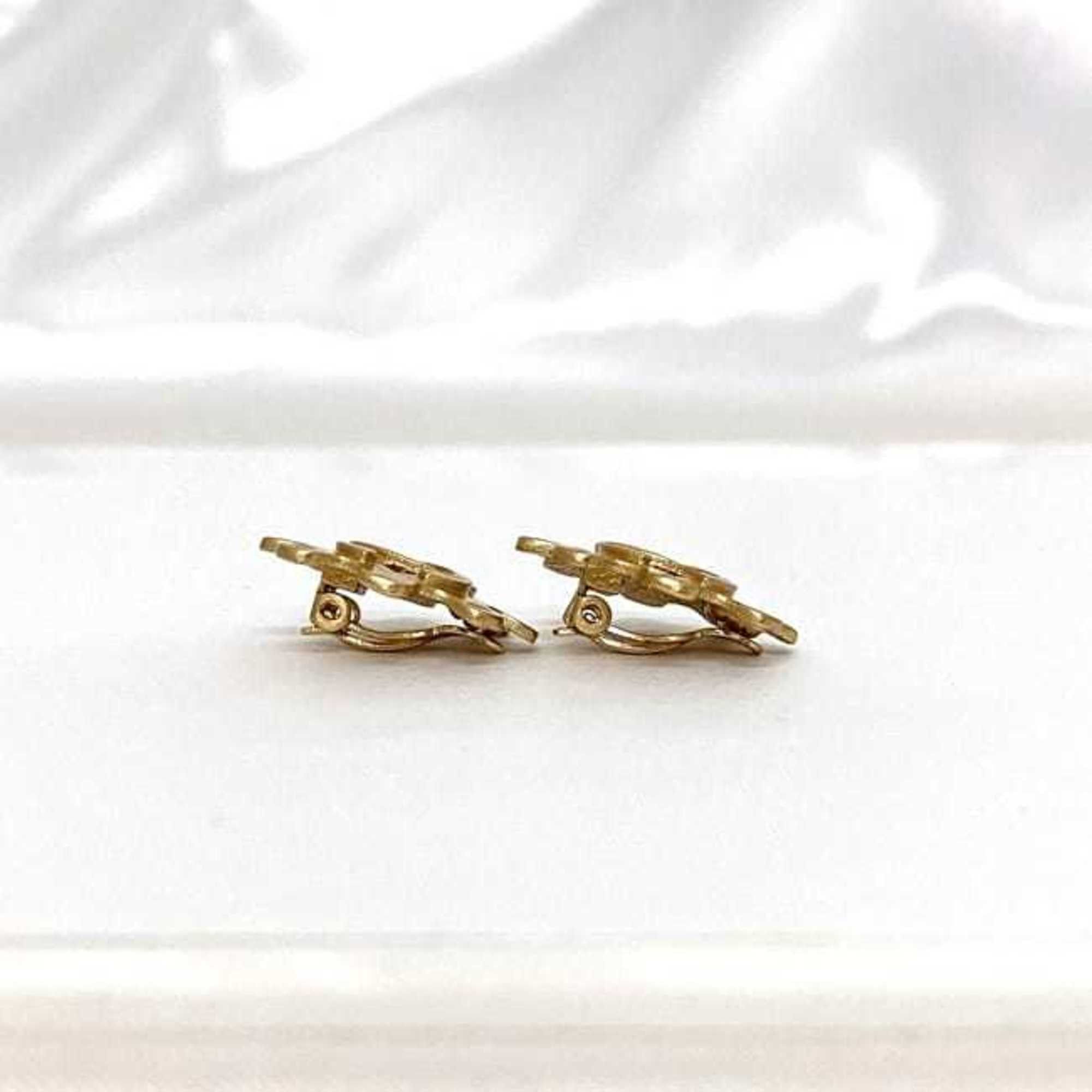 Chanel Chanel Earrings f-22316 Gold Coco Mark GP 95 P CHANEL Women's Men's Ear Point Engraved Clip Size ONE SIZE - 4 Thumbnail