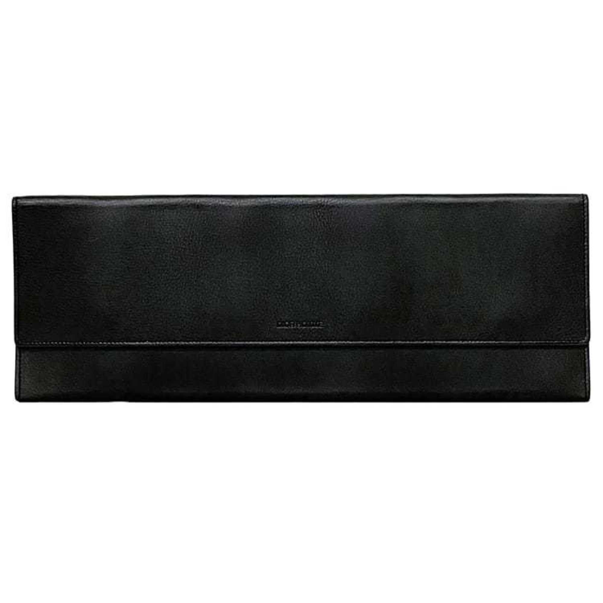 Christian Dior Monsieur Dior Homme Necktie Case ec-22386 Black Leather Portable Holder Accessories Men's Size ONE SIZE - 2 Thumbnail