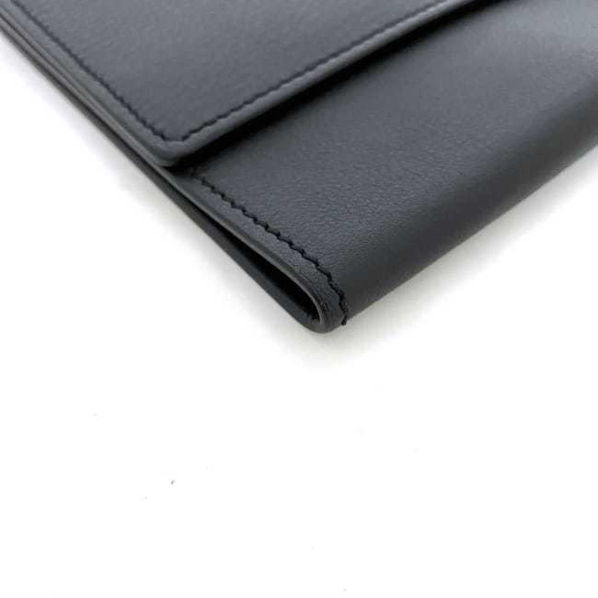 Christian Dior Monsieur Dior Homme Necktie Case ec-22386 Black Leather Portable Holder Accessories Men's Size ONE SIZE - 9 Thumbnail