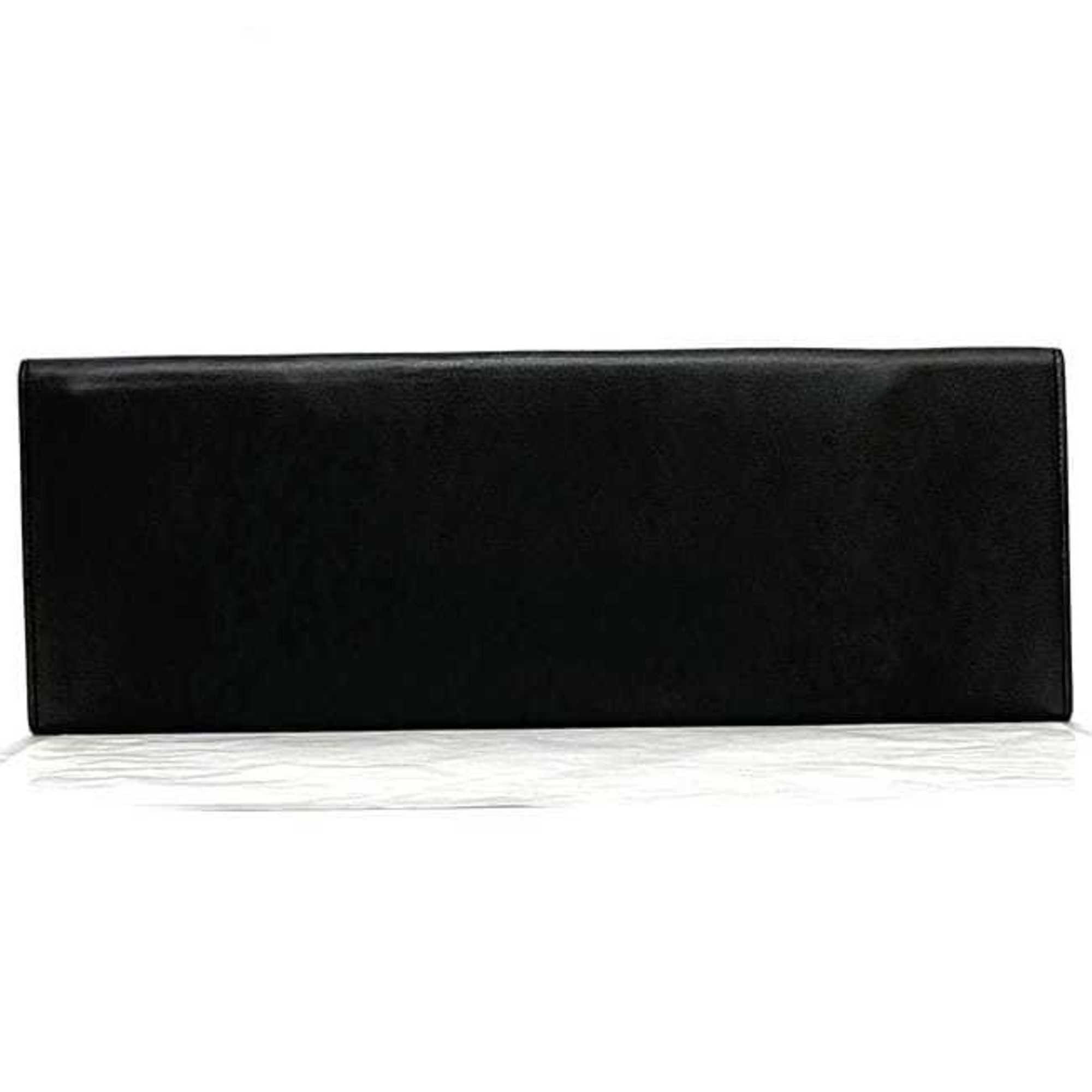 Christian Dior Monsieur Dior Homme Necktie Case ec-22386 Black Leather Portable Holder Accessories Men's Size ONE SIZE - 3 Thumbnail