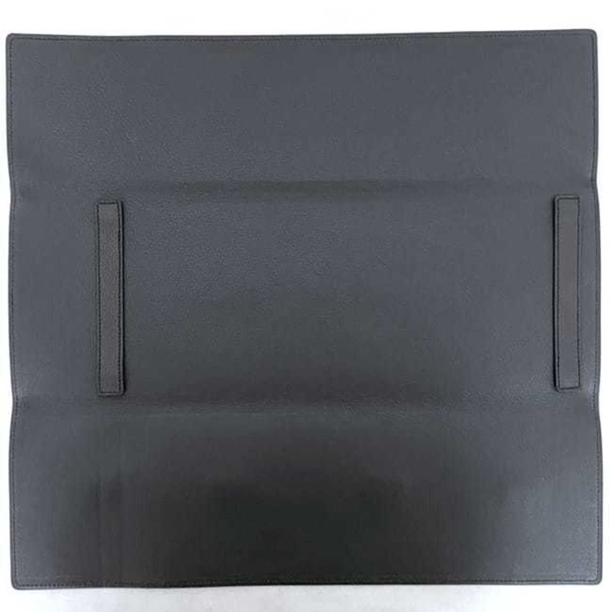 Christian Dior Monsieur Dior Homme Necktie Case ec-22386 Black Leather Portable Holder Accessories Men's Size ONE SIZE - 10 Thumbnail