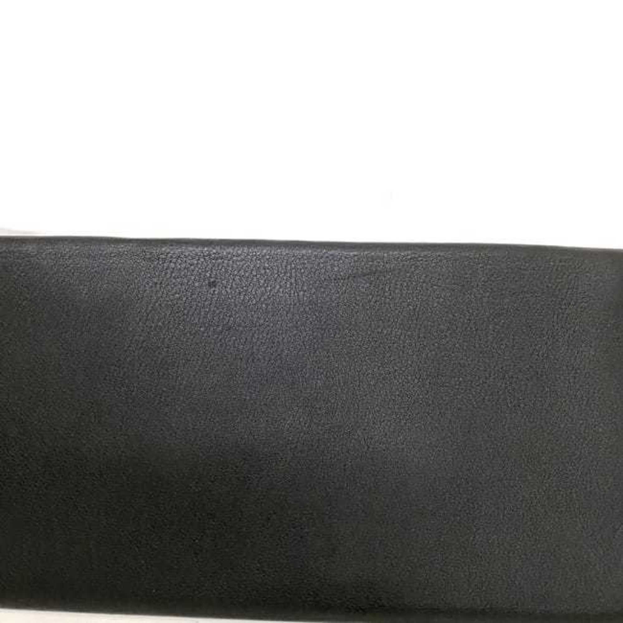 Christian Dior Monsieur Dior Homme Necktie Case ec-22386 Black Leather Portable Holder Accessories Men's Size ONE SIZE - 8 Thumbnail
