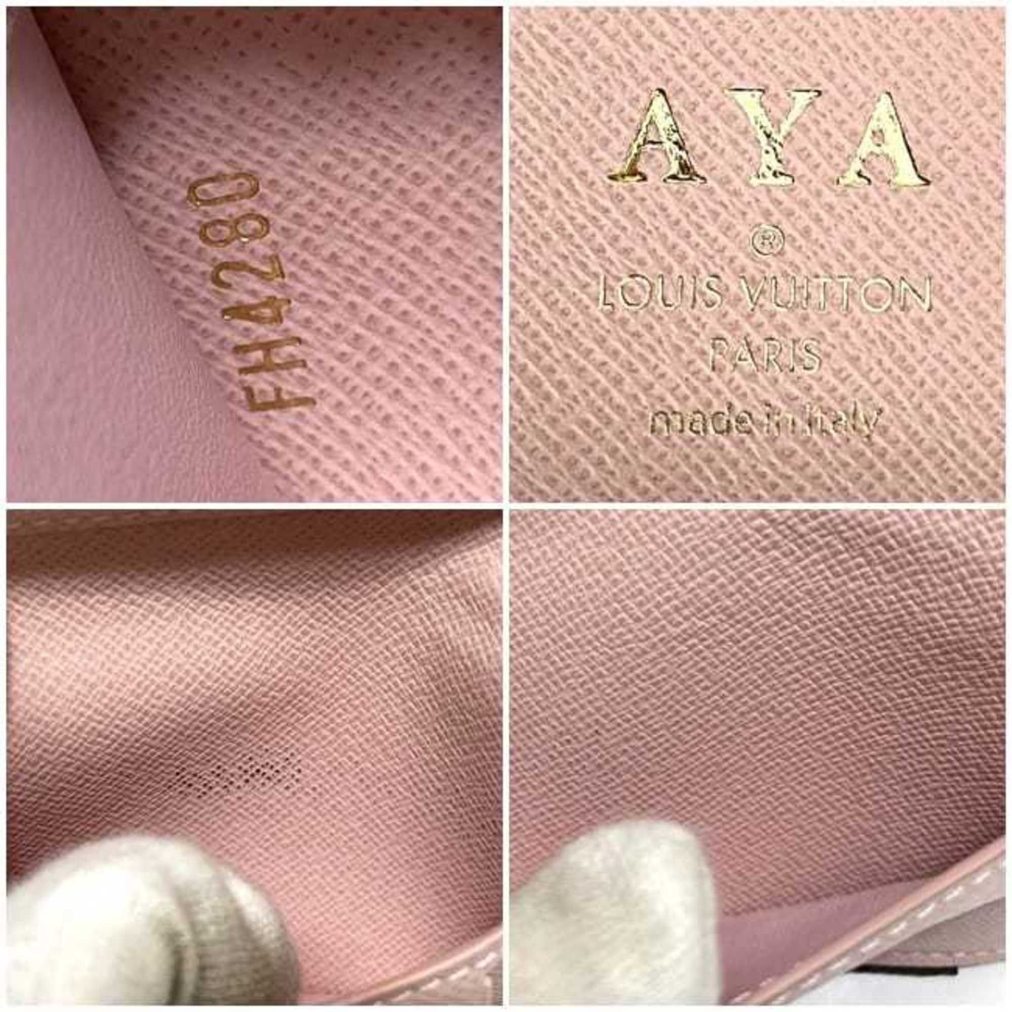 Louis Vuitton Louis Vuitton Tri-fold Wallet Portefeuille Victorine f-22367 Brown Pink Rose Ballerine Monogram M62360 Canvas FH4280 LOUIS VUITTON Compact Mini Folding Size ONE SIZE - 10 Thumbnail