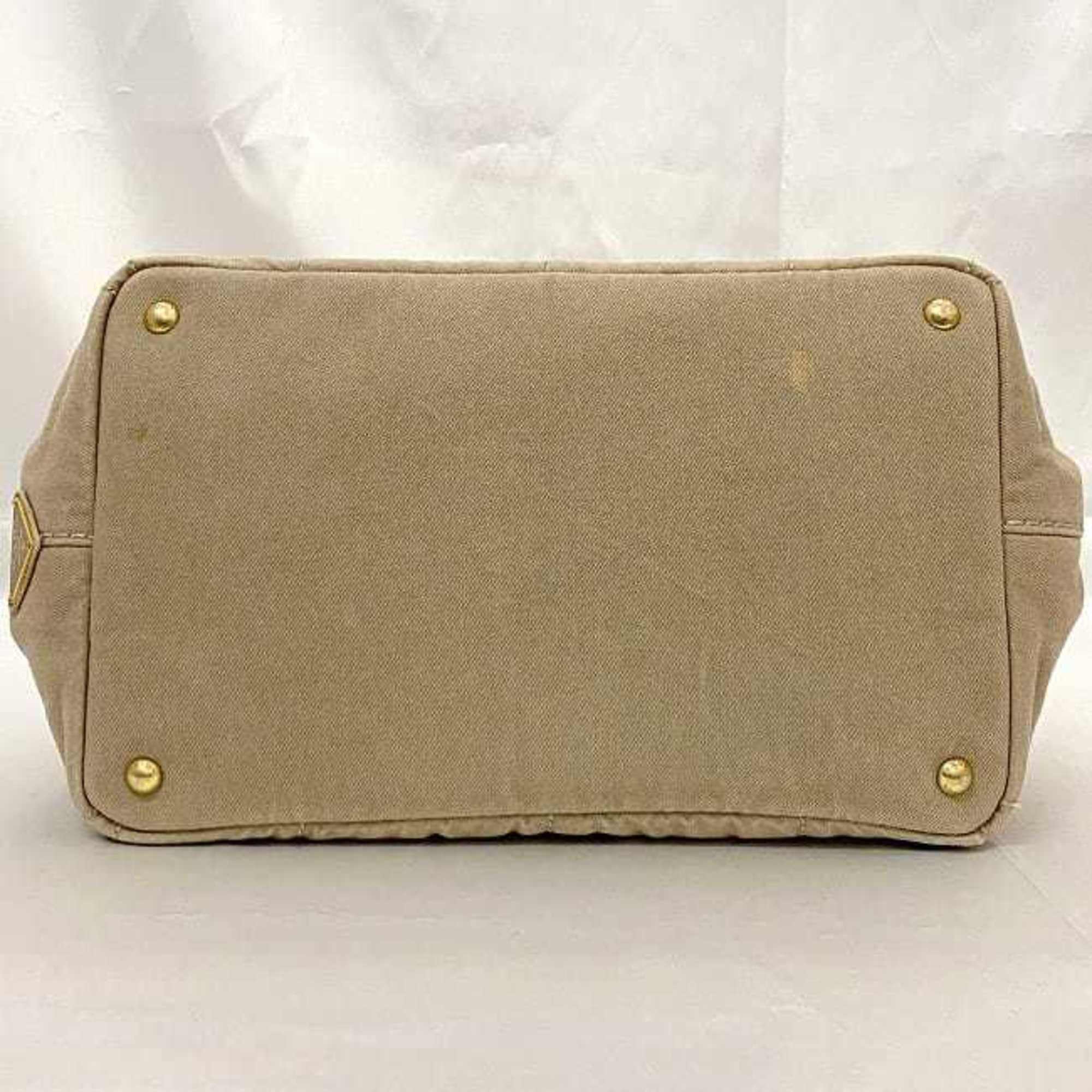 Prada Prada Tote Bag Canapa f-22452 Beige B1872B Canvas 197 PRADA Stitch Women's Men's A4 Handbag Size ONE SIZE - 5 Thumbnail