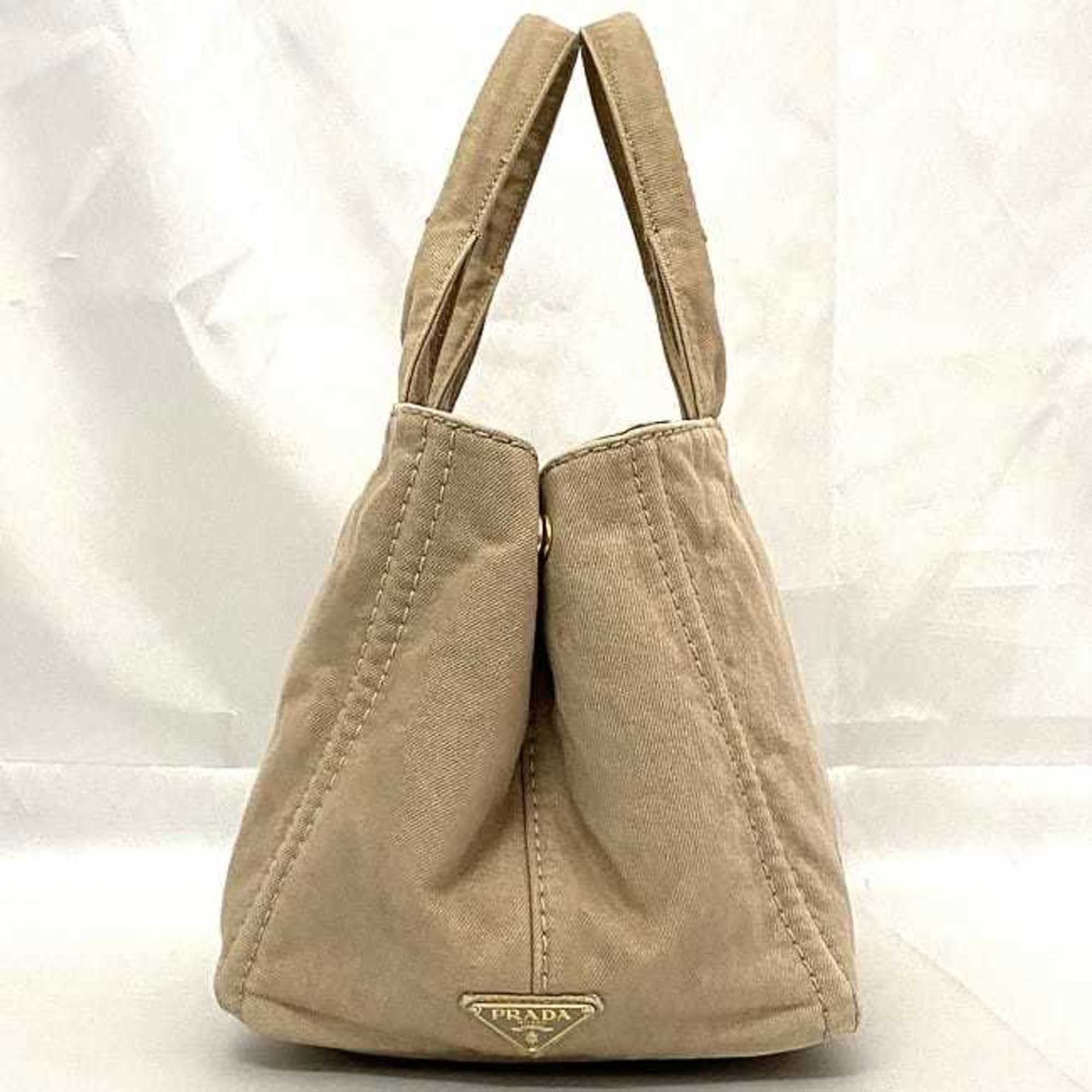 Prada Prada Tote Bag Canapa f-22452 Beige B1872B Canvas 197 PRADA Stitch Women's Men's A4 Handbag Size ONE SIZE - 3 Thumbnail