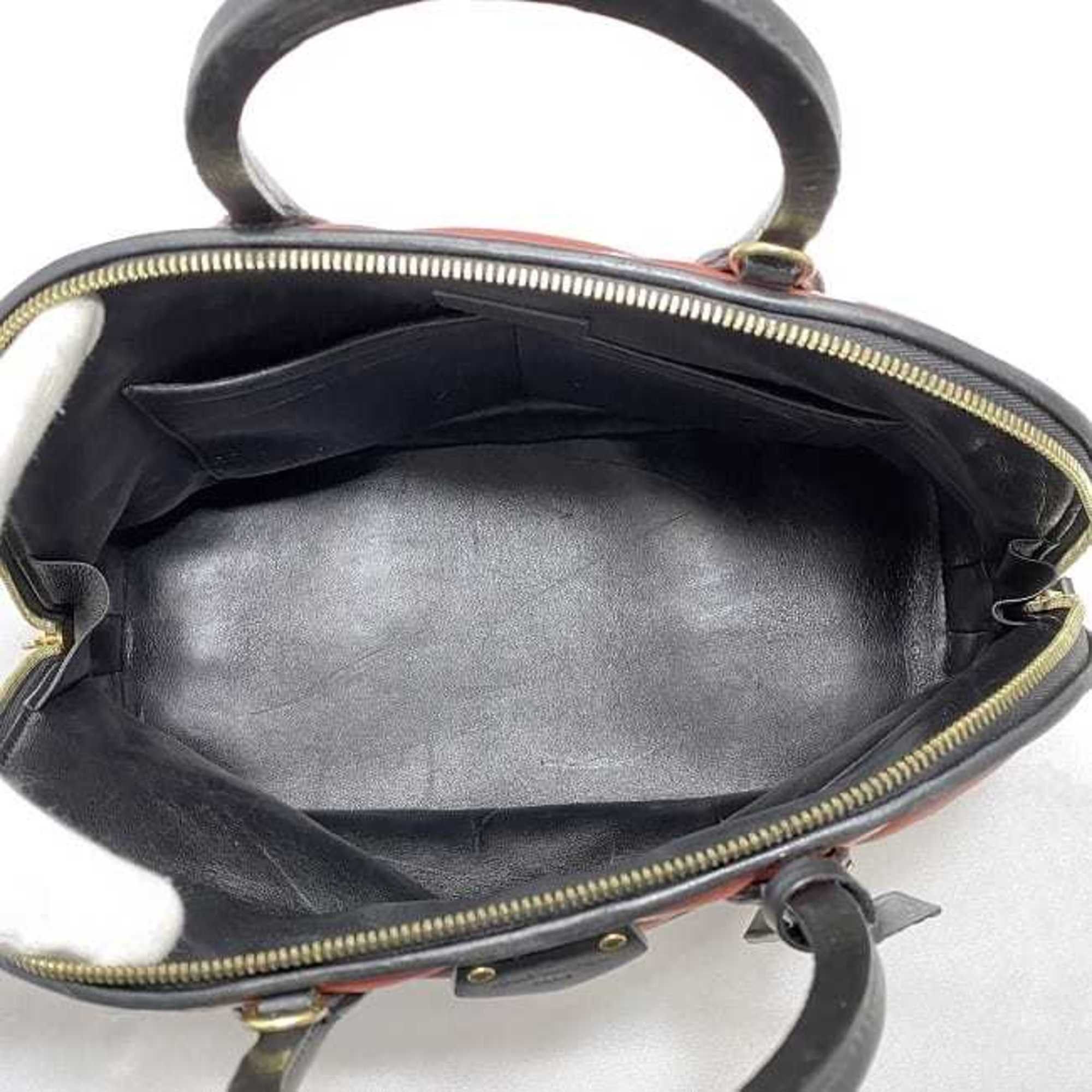 Louis Vuitton Louis Vuitton Handbag Alma PM f-22474 Red Black Maltage 2WY Shoulder Bag Leather FO4104 LOUIS VUITTON Freestanding Quilting Women's Men's Stitching Size ONE SIZE - 5 Thumbnail
