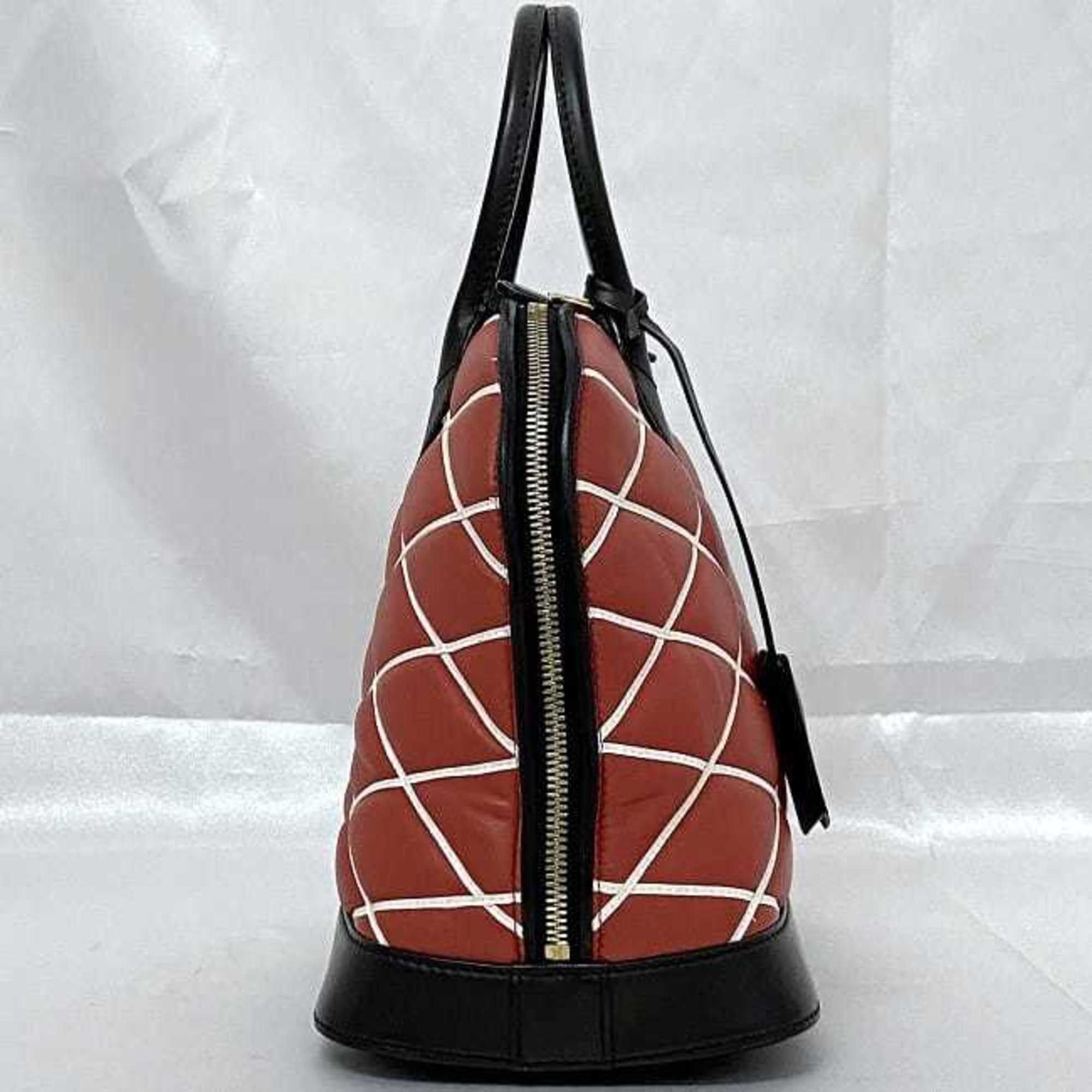 Louis Vuitton Louis Vuitton Handbag Alma PM f-22474 Red Black Maltage 2WY Shoulder Bag Leather FO4104 LOUIS VUITTON Freestanding Quilting Women's Men's Stitching Size ONE SIZE - 3 Thumbnail