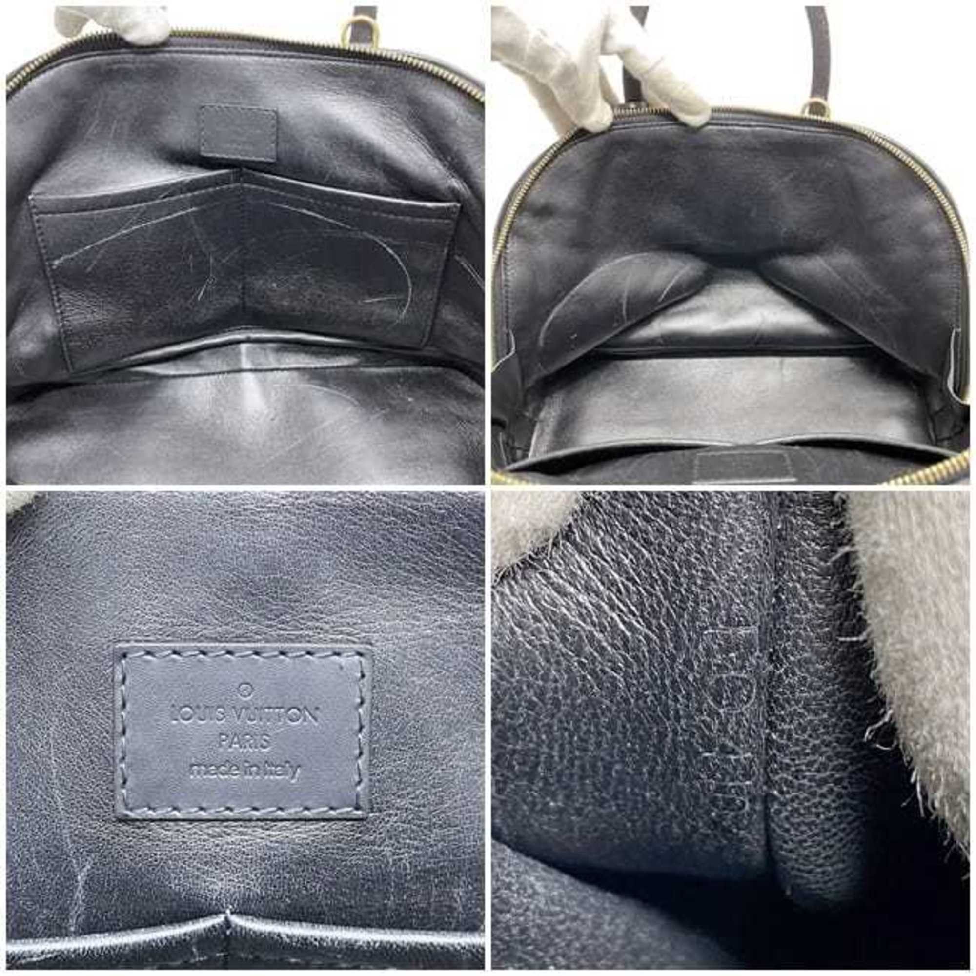Louis Vuitton Louis Vuitton Handbag Alma PM f-22474 Red Black Maltage 2WY Shoulder Bag Leather FO4104 LOUIS VUITTON Freestanding Quilting Women's Men's Stitching Size ONE SIZE - 10 Thumbnail