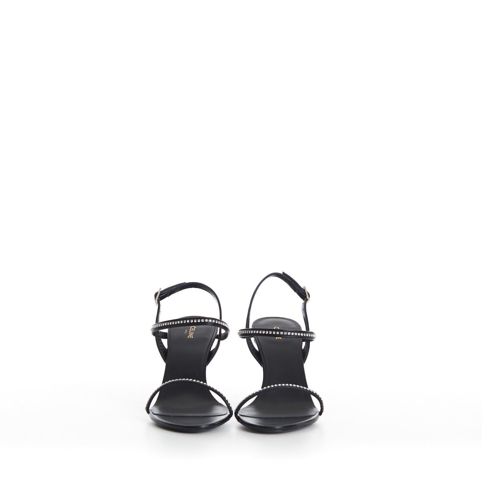 Celine Soir Strap Sandal with Strass in Lambskin with Strass Size US 7 / IT 37 - 3 Thumbnail