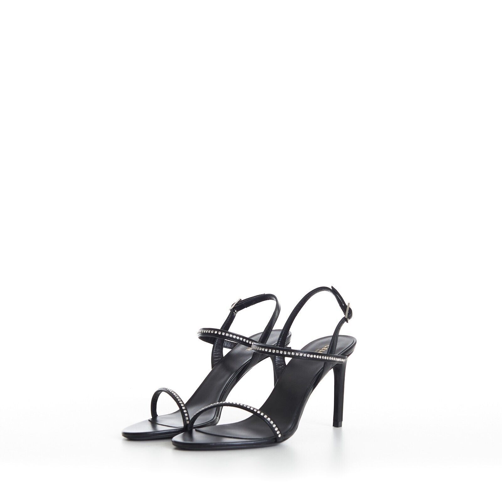 Celine Soir Strap Sandal with Strass in Lambskin with Strass Size US 11 / IT 41 - 4 Thumbnail