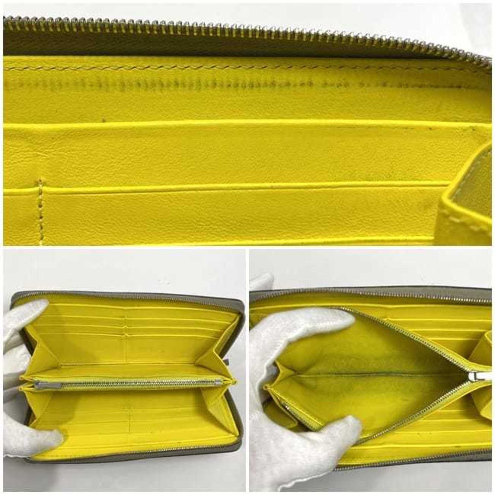 Celine Celine Round Long Wallet Large Zipped ec-22339 Greige 105003AFE.09SO Leather W-LM-3158 CELINE Women's Accessories Size ONE SIZE - 10 Thumbnail