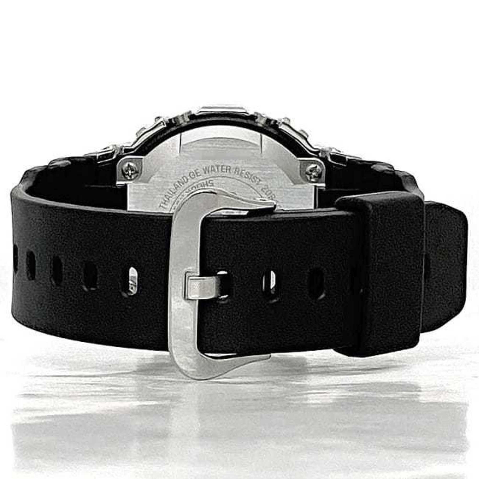 Casio Casio Watch f-22313 Black Silver G-SHOCK GM-5600 SS Rubber Quartz CASIO G-Shock Men's Women's Digital Display Bracelet Alarm Dial Unisex Sports f-222313 Size ONE SIZE - 4 Thumbnail