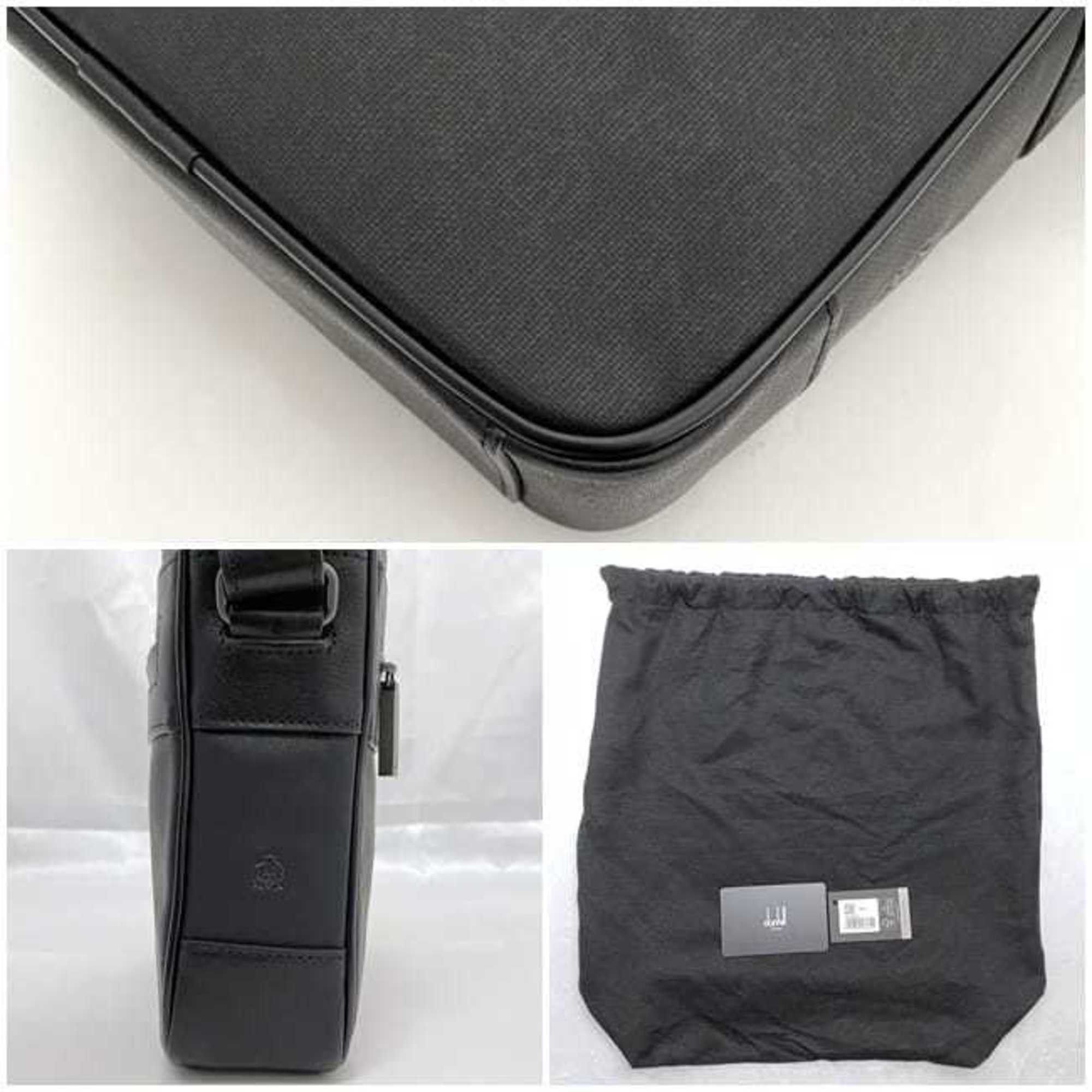 Alfred Dunhill Dunhill Shoulder Bag ec-22394 Black Windsor Brown Leather dunhill Men's Crossbody Compact Size ONE SIZE - 11 Thumbnail