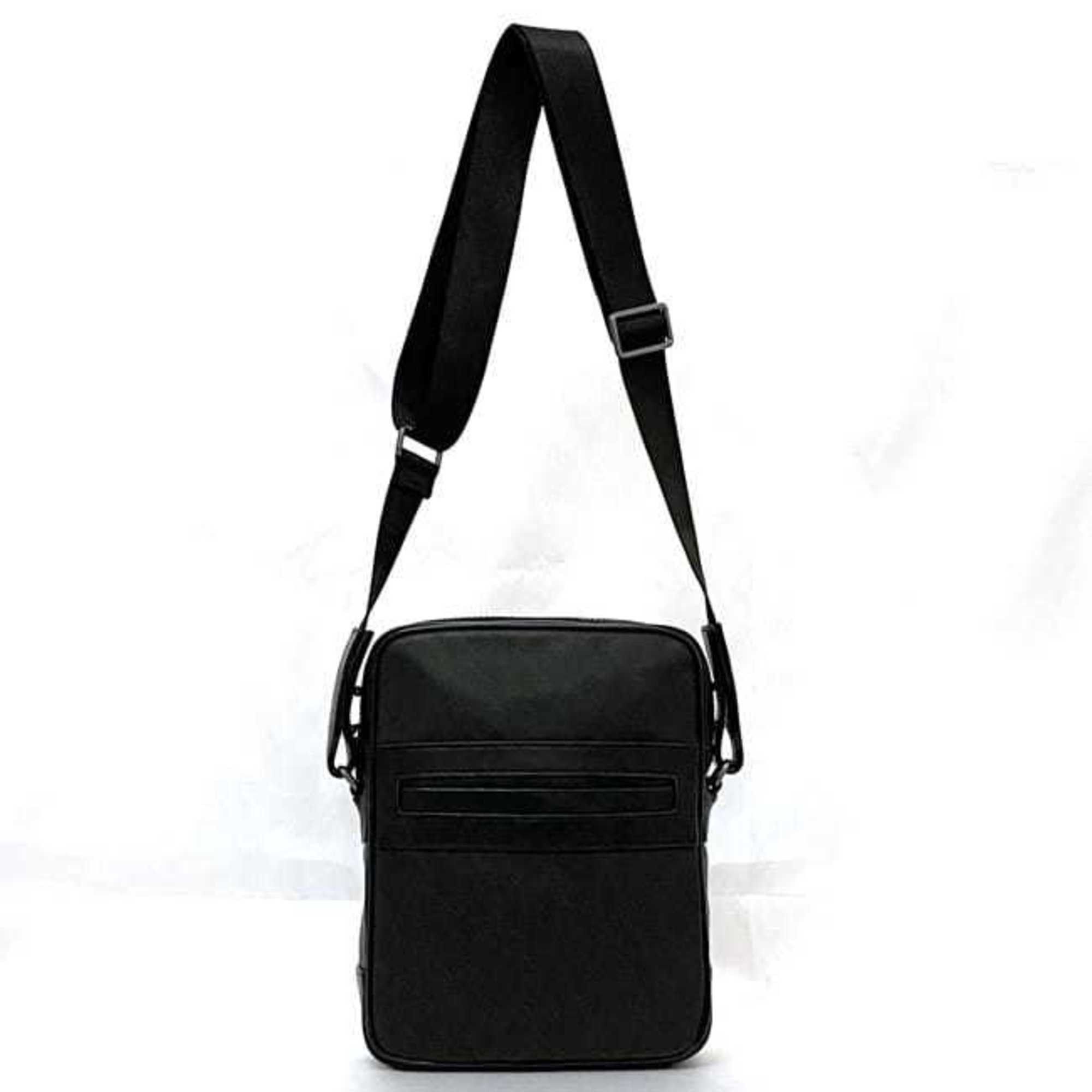 Alfred Dunhill Dunhill Shoulder Bag ec-22394 Black Windsor Brown Leather dunhill Men's Crossbody Compact Size ONE SIZE - 5 Thumbnail
