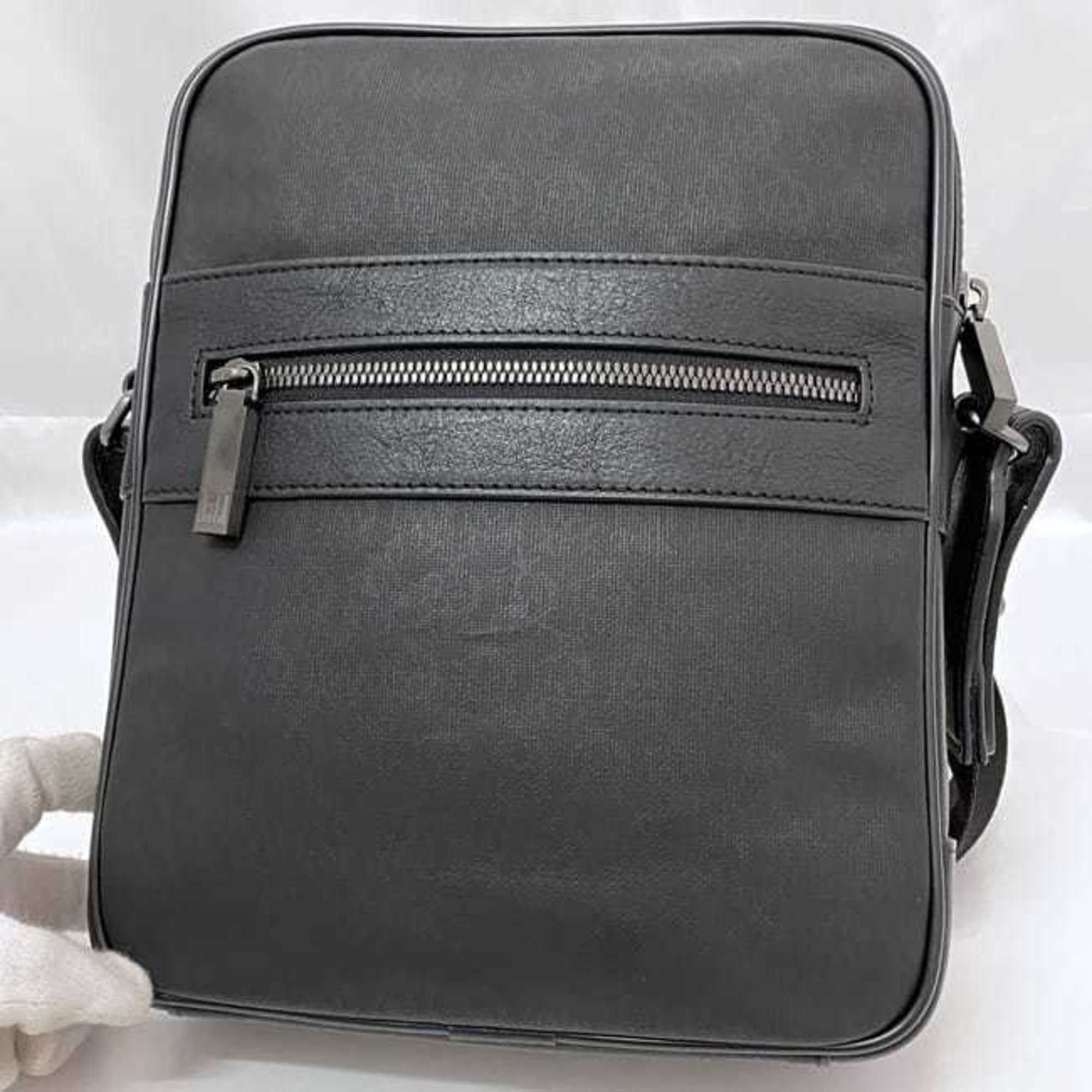 Alfred Dunhill Dunhill Shoulder Bag ec-22394 Black Windsor Brown Leather dunhill Men's Crossbody Compact Size ONE SIZE - 7 Thumbnail