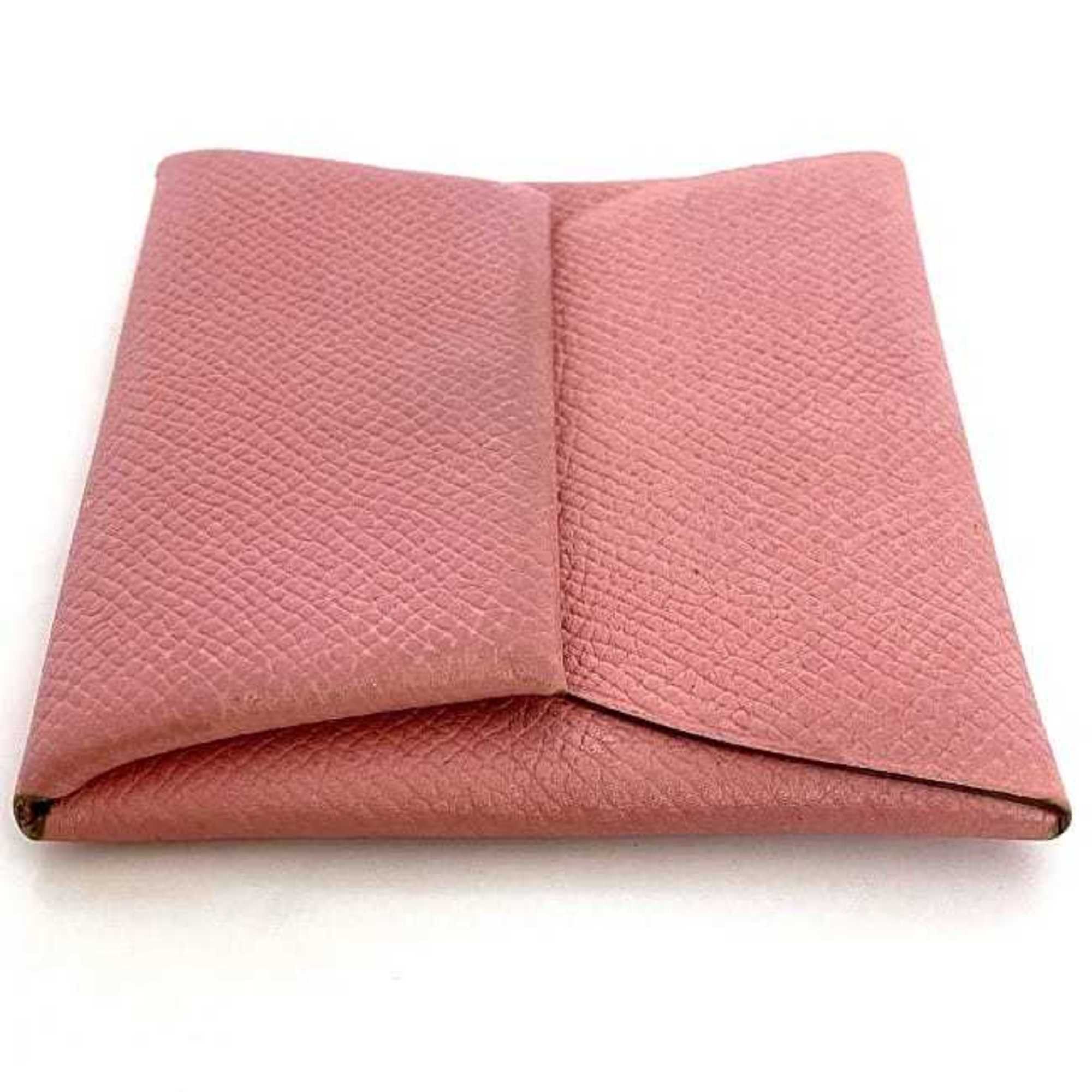 Hermes Hermes Coin Case Bastia ec-22561 Pink Purse Leather Togo T Stamp HERMES Wallet Flap Mini Compact Women's Men's Size ONE SIZE - 6 Thumbnail