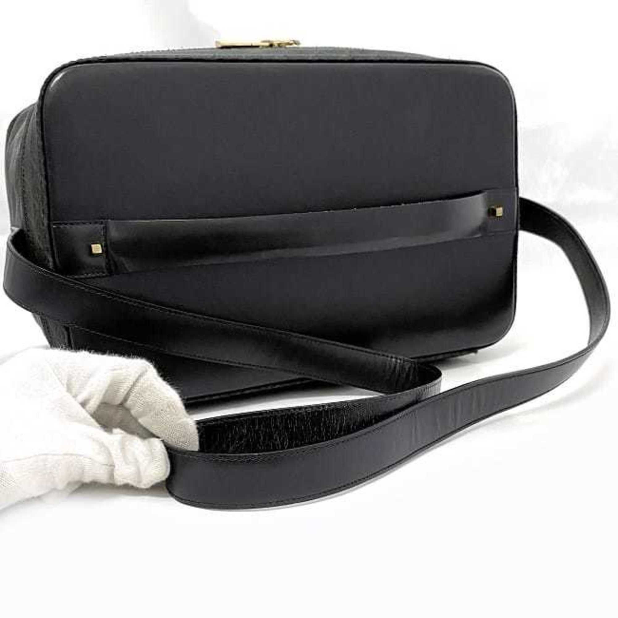 Loewe LOEWE 2way Shoulder Bag f-22506 Black Green 333.79.026 Vanity Canvas Leather Dark Makeup Boston Women's Men's Size ONE SIZE - 8 Thumbnail
