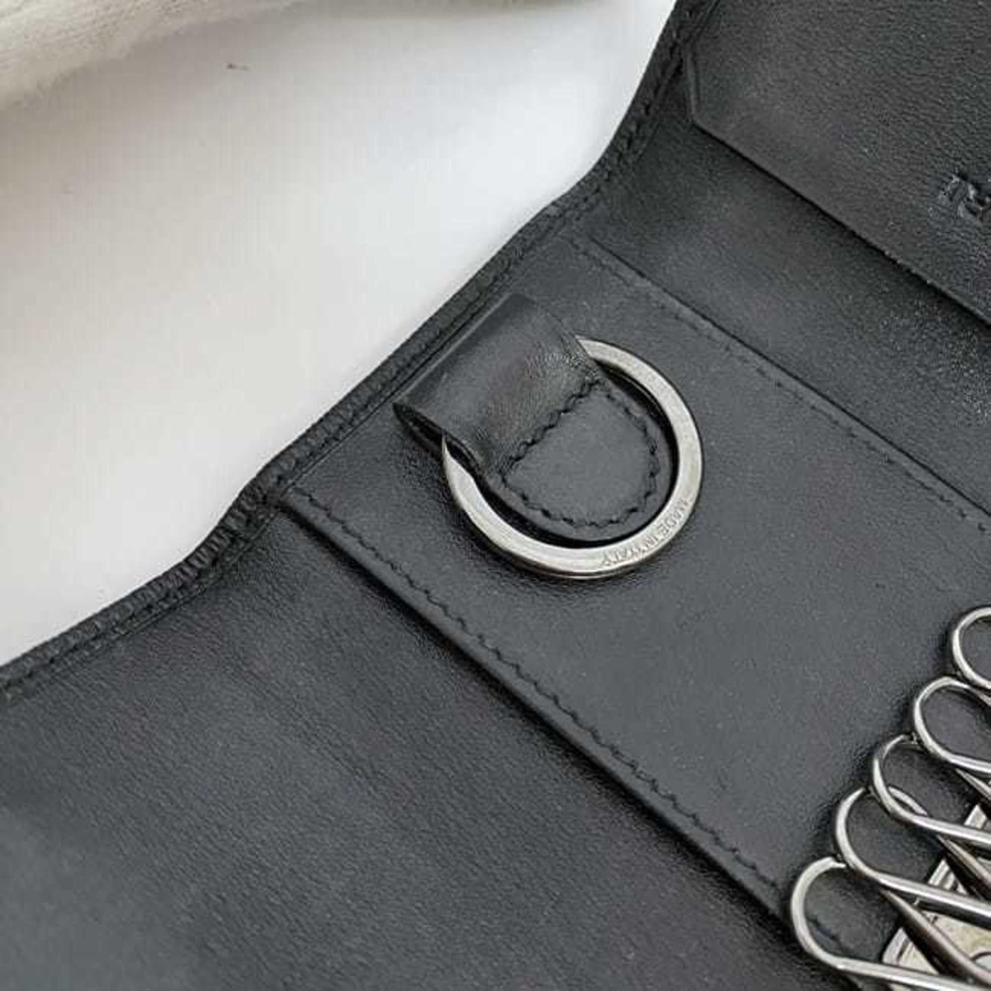 Bvlgari BVLGARI 6-ring key case ec-22463 Black 280887 Leather EL C18 286298 Key holder color Men's Size ONE SIZE - 10 Thumbnail