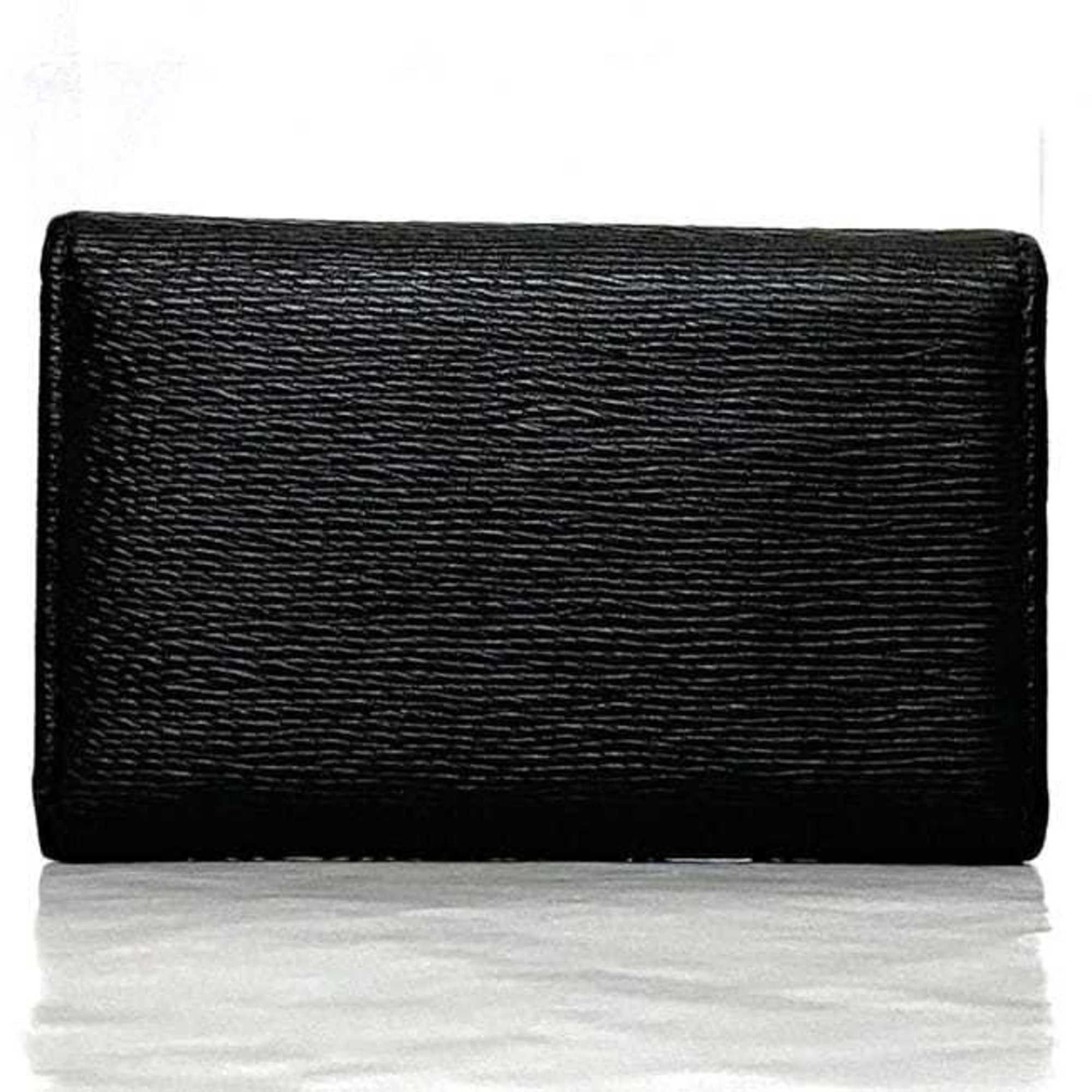 Bvlgari BVLGARI 6-ring key case ec-22463 Black 280887 Leather EL C18 286298 Key holder color Men's Size ONE SIZE - 3 Thumbnail