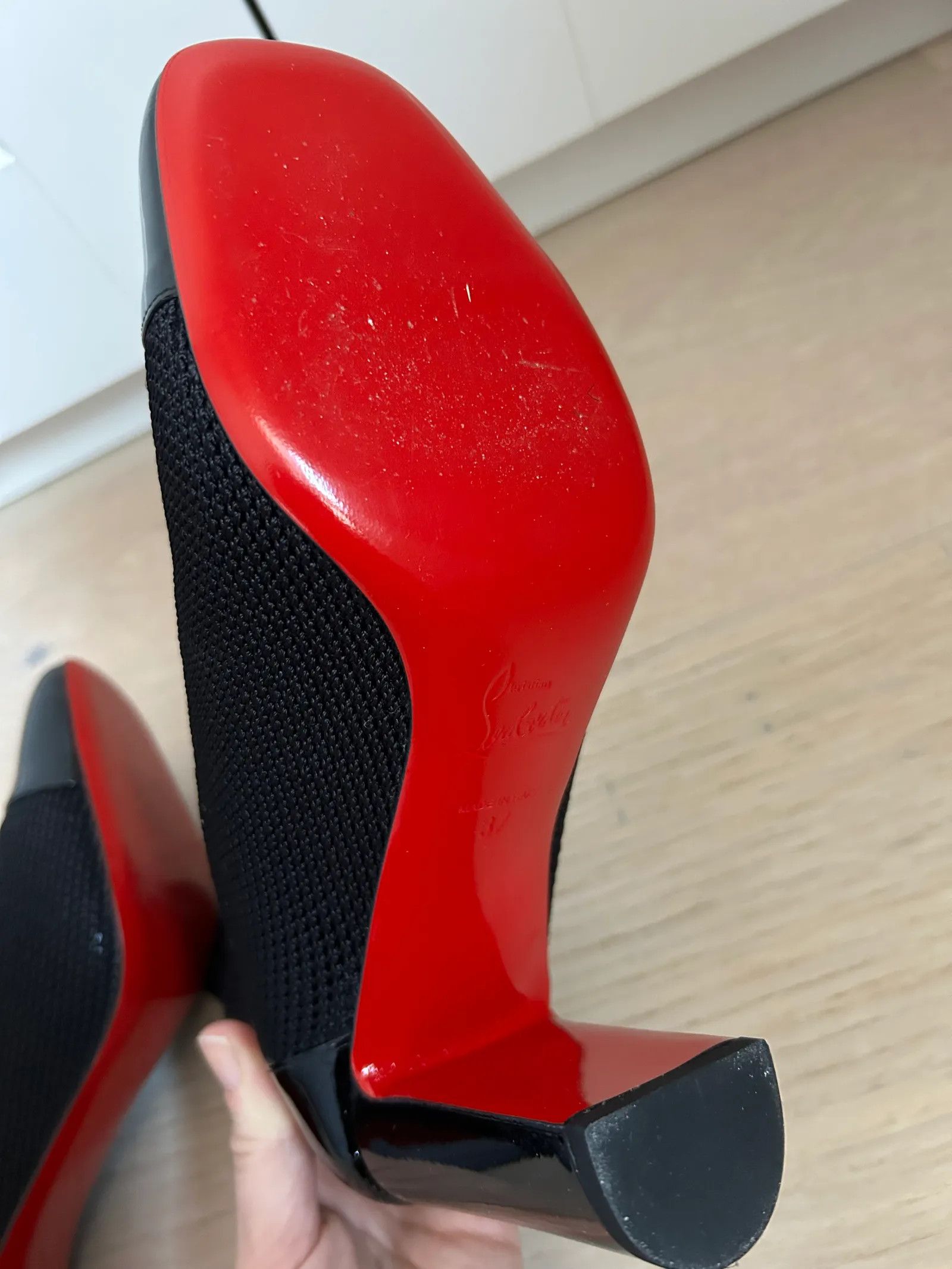 Christian Louboutin Christian Louboutin Sock boots Boots Size US 7 / IT 37 - 4 Thumbnail