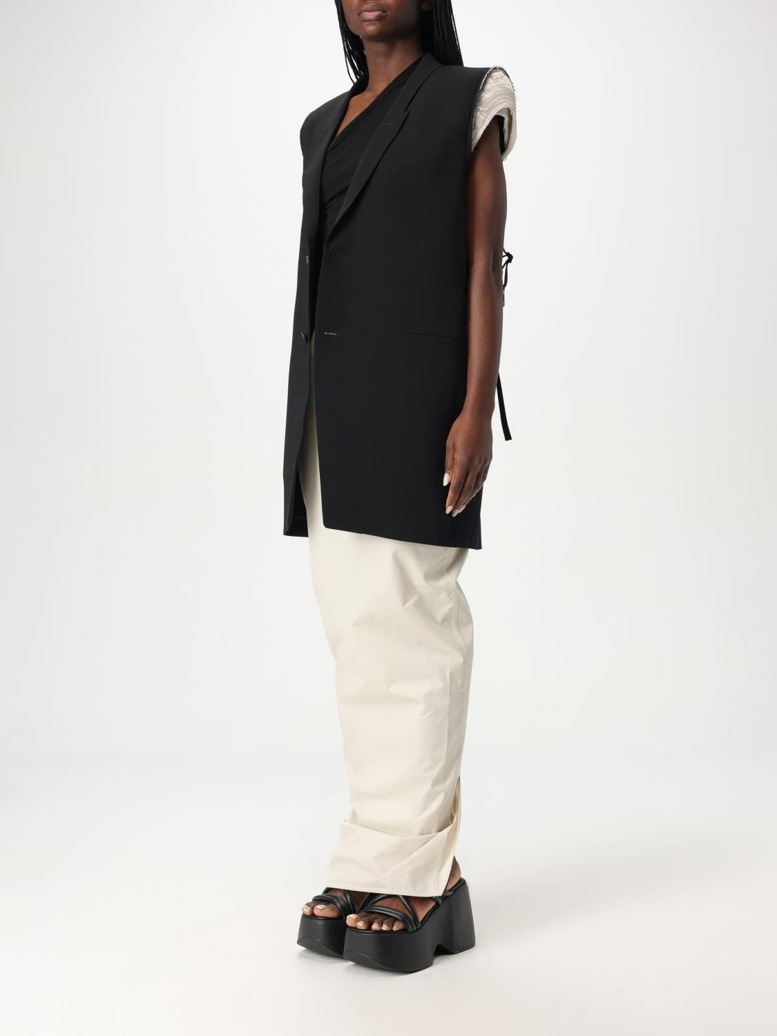 Rick Owens Rick Owens Waistcoat Woman Black Size S / US 4 / IT 40 - 4 Thumbnail