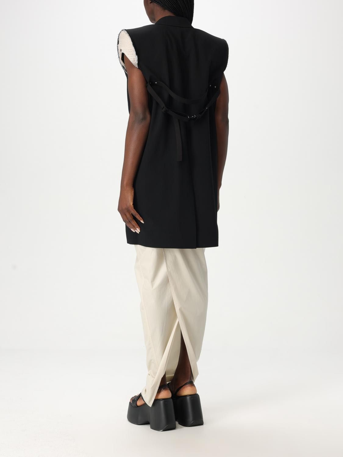 Rick Owens Rick Owens Waistcoat Woman Black Size S / US 4 / IT 40 - 3 Thumbnail