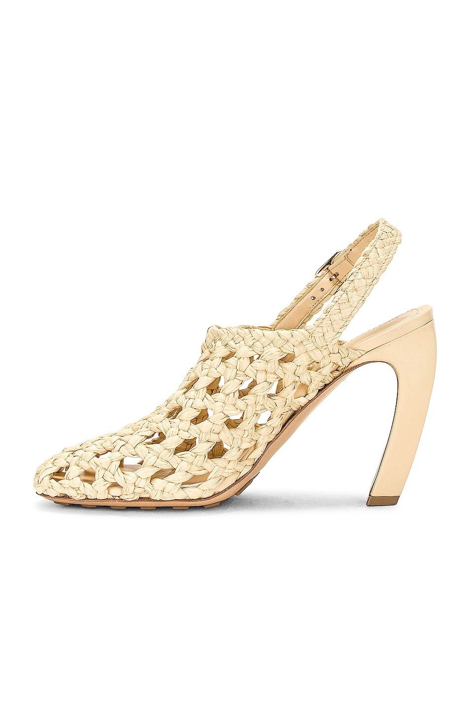 Bottega Veneta Jimbo Slingback Pump Ivory Size US 8 / IT 38 - 5 Thumbnail