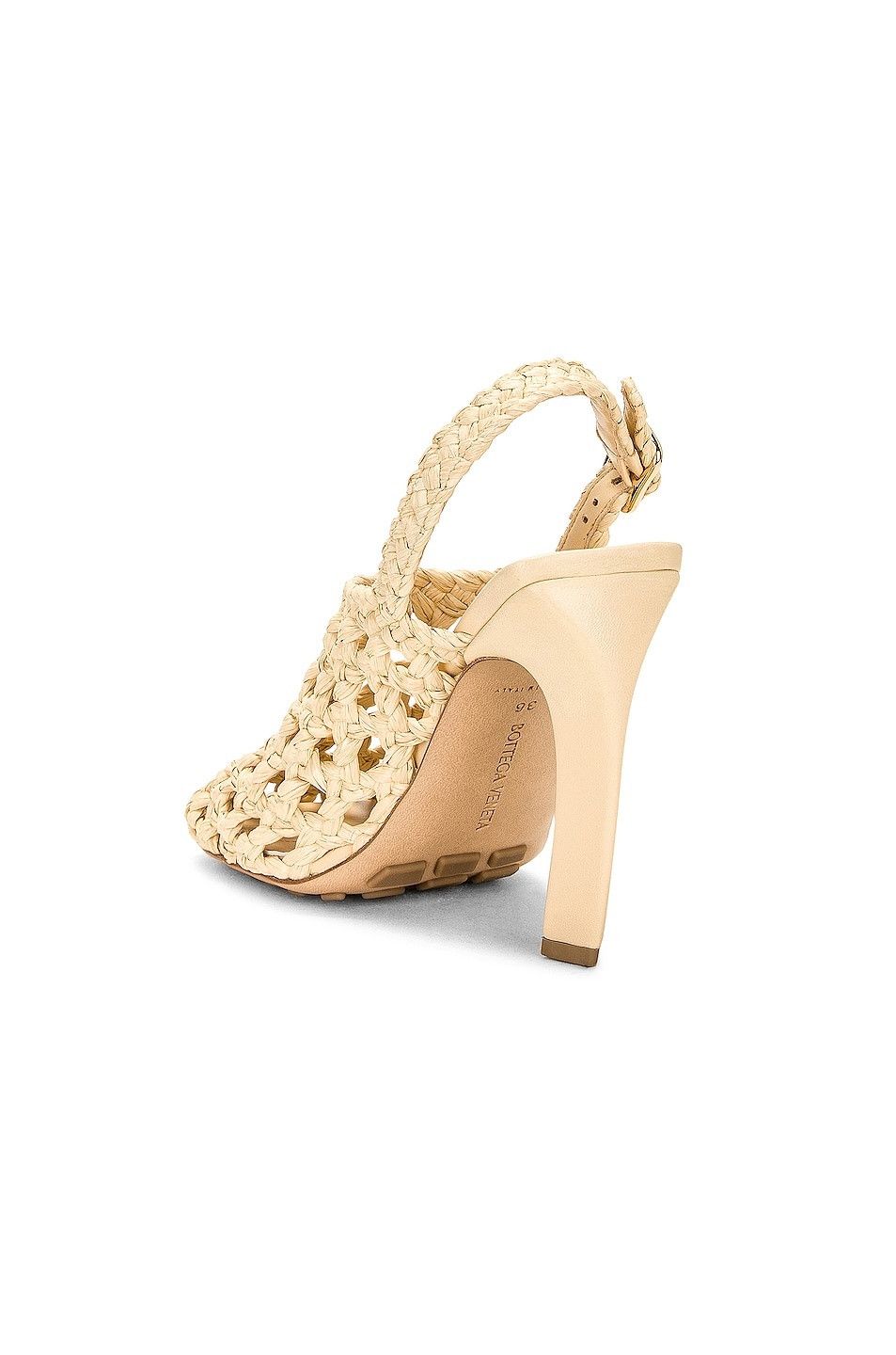 Bottega Veneta Jimbo Slingback Pump Ivory Size US 9 / IT 39 - 3 Thumbnail