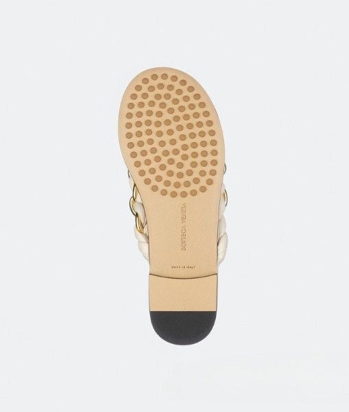 Bottega Veneta Dot Flat Sandal White Size US 11 / IT 41 - 4 Thumbnail