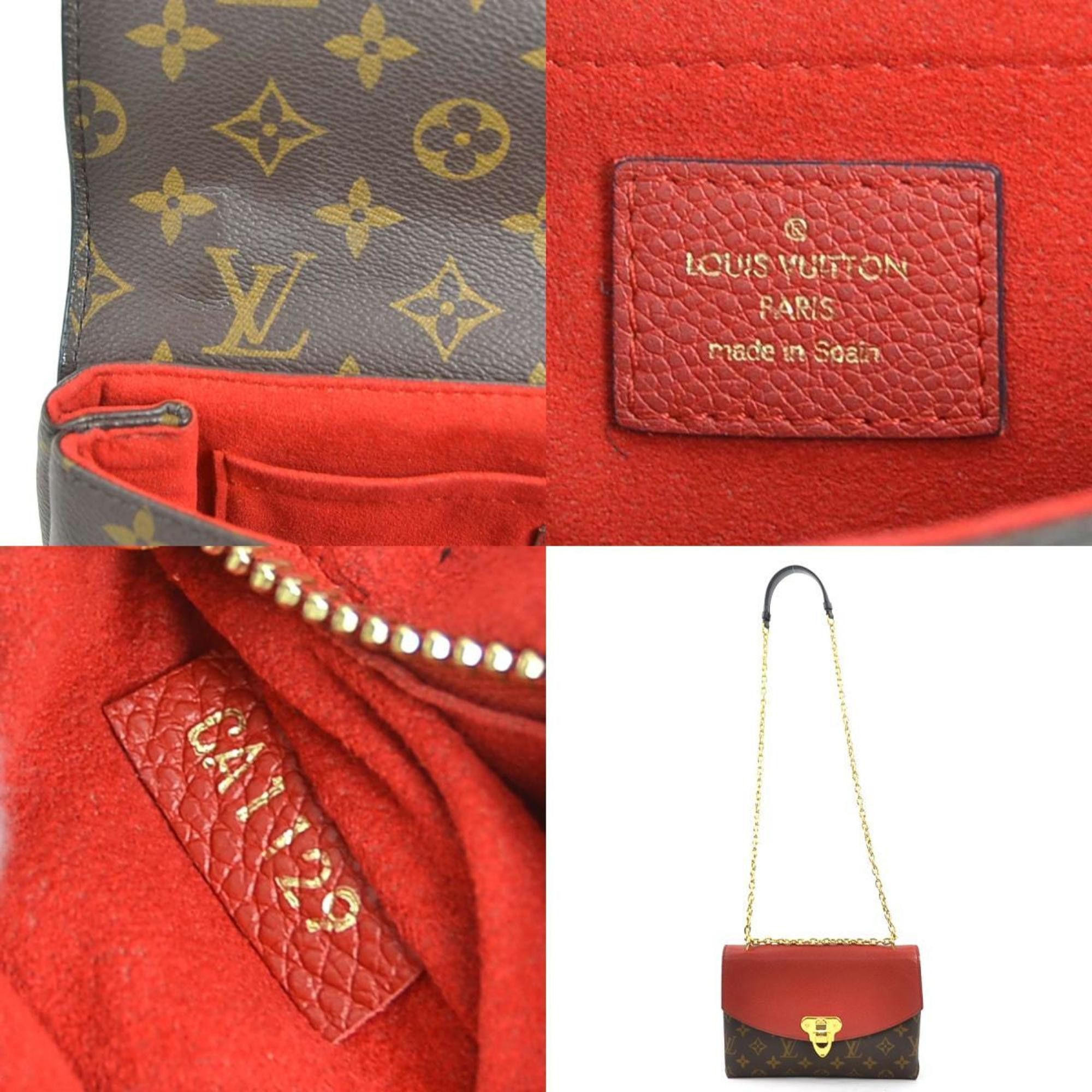 Louis Vuitton Louis Vuitton Shoulder Bag Monogram Saint Placide Canvas Leather Cerise Women's M43713 90037g Size ONE SIZE - 5 Thumbnail