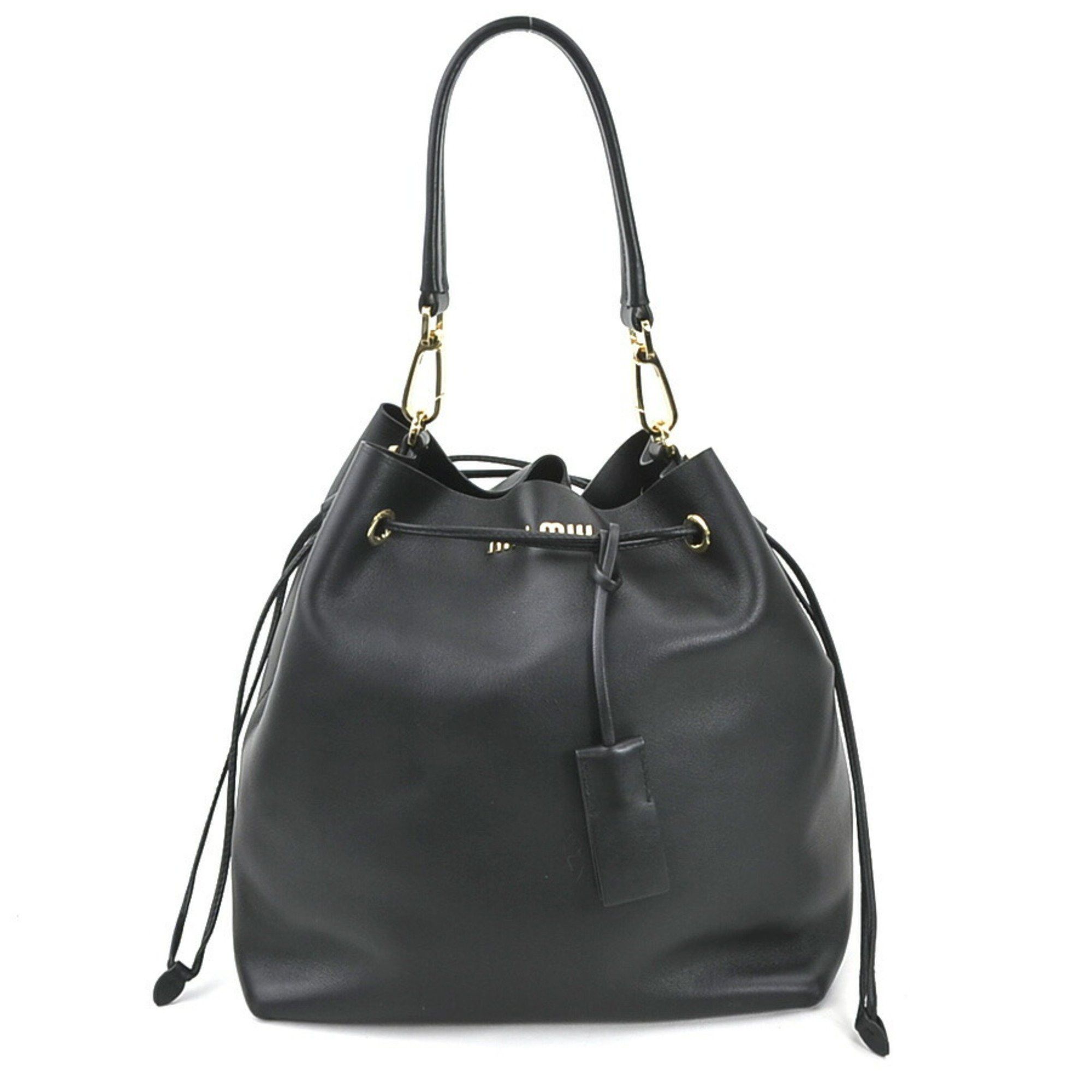 Miu Miu Miu Miu Miu handbag shoulder bag leather black ladies h30931g Size ONE SIZE - 2 Thumbnail