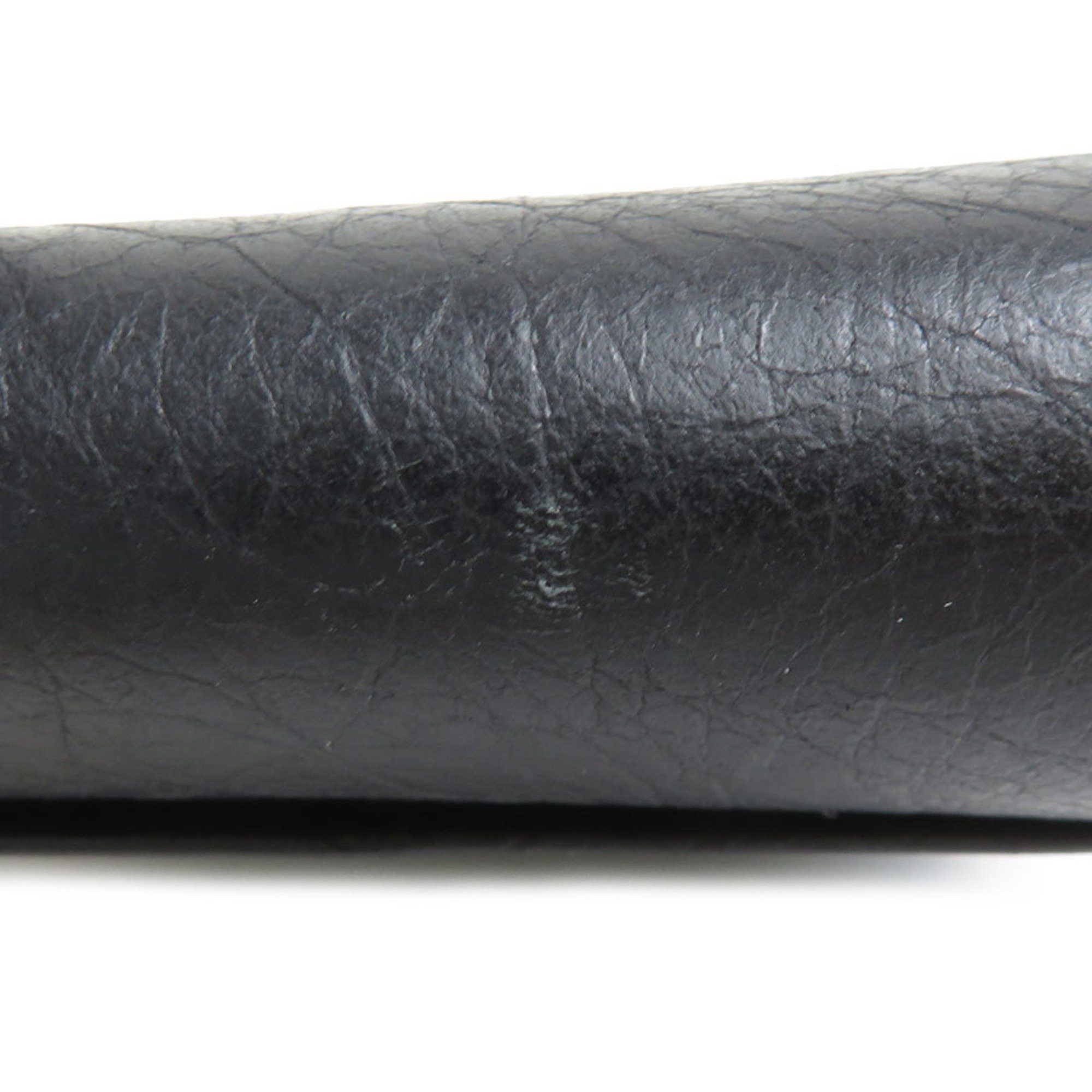 Balenciaga BALENCIAGA Billfold Wallet Leather Black Men's h30935g Size ONE SIZE - 4 Thumbnail