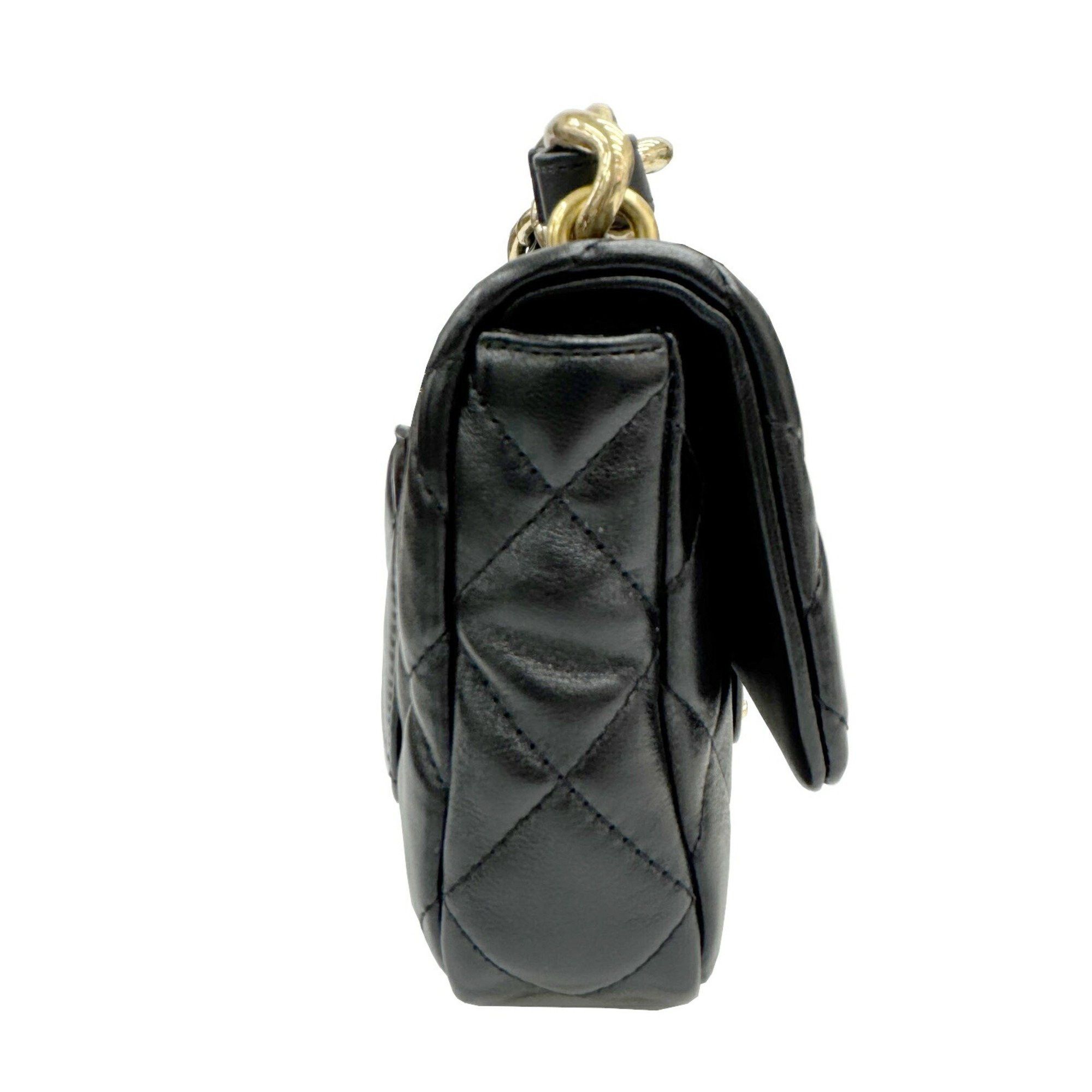 Chanel Chanel Matelasse 20 AS3214 Small Flap Bag Random Number Chain Shoulder Lambskin Women's Size ONE SIZE - 3 Thumbnail