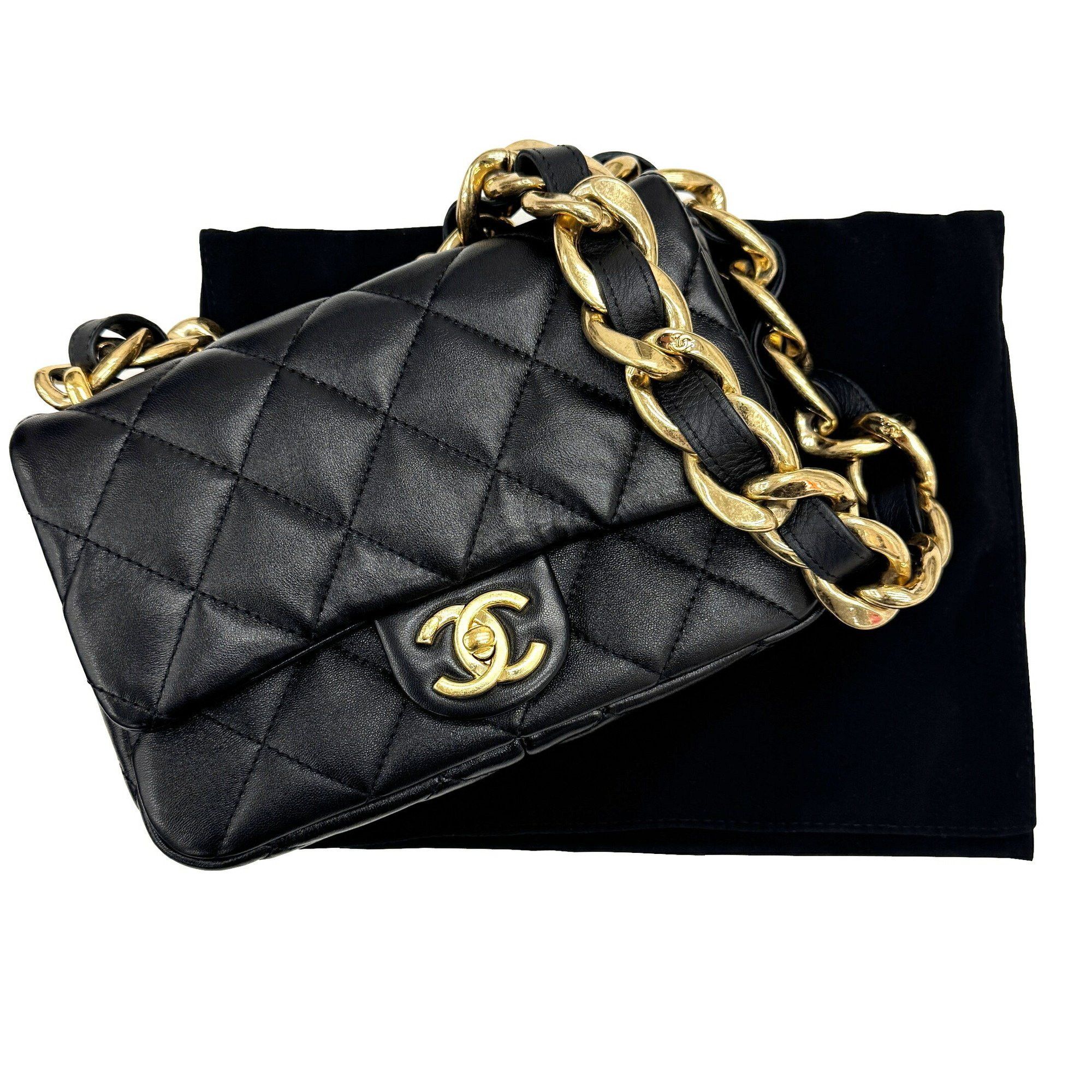 CHANELバック Chanel Matelasse 20 AS3214 Small Flap Bag Random Number Chain