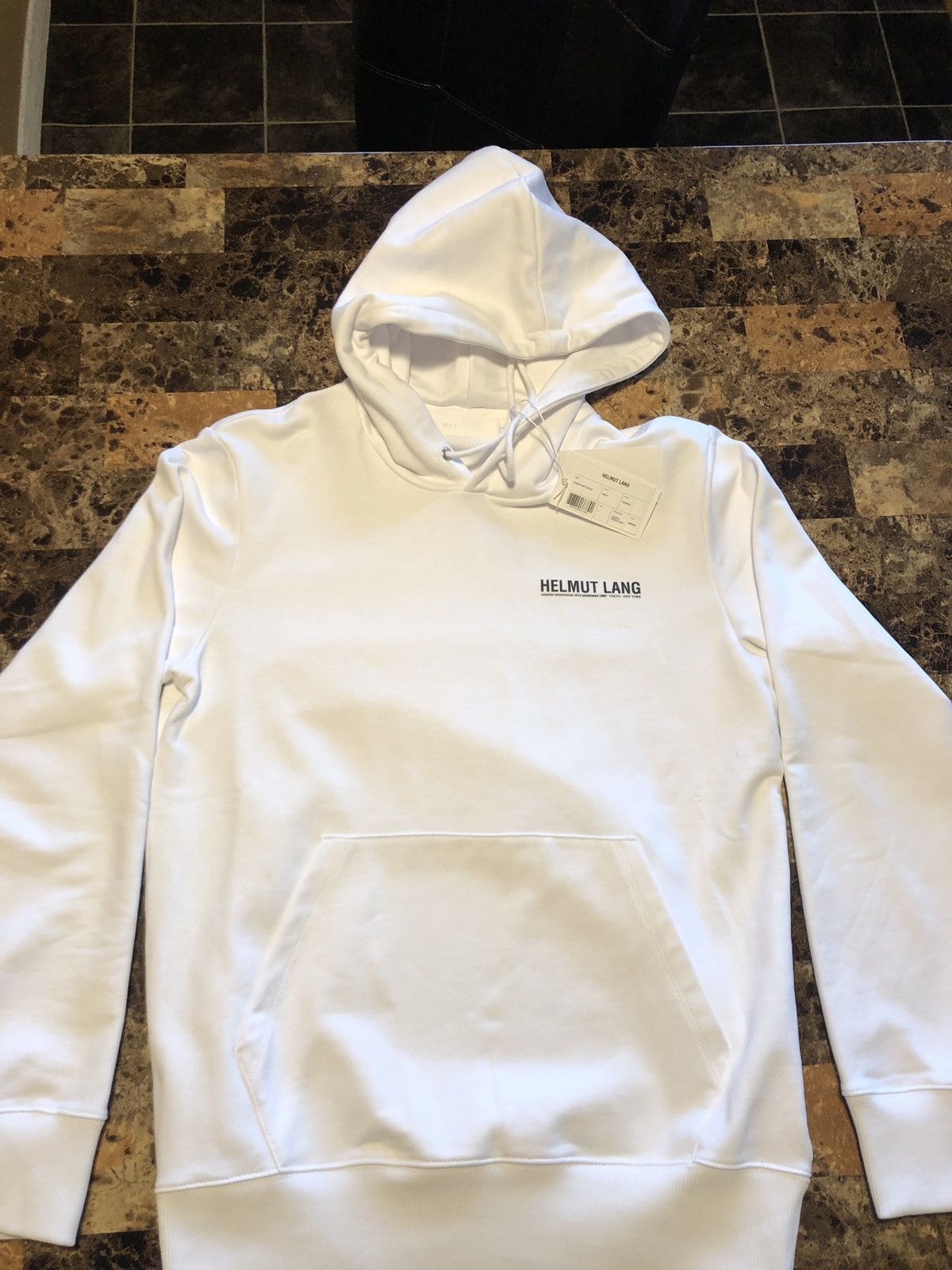 Helmut lang cheap corner dart hoodie