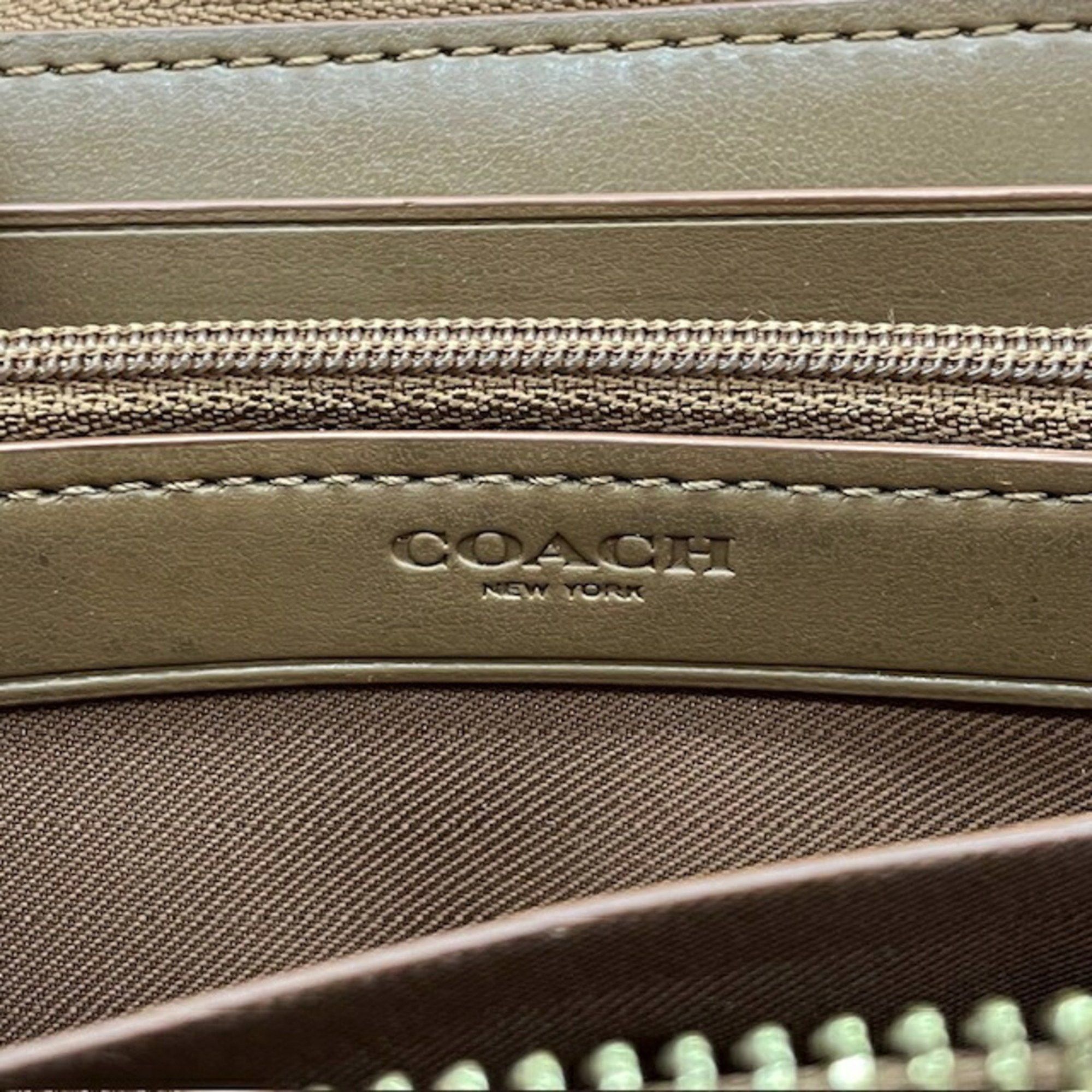 Coach COACH Signature Round Long Wallet F59267 Brown Size ONE SIZE - 12 Thumbnail