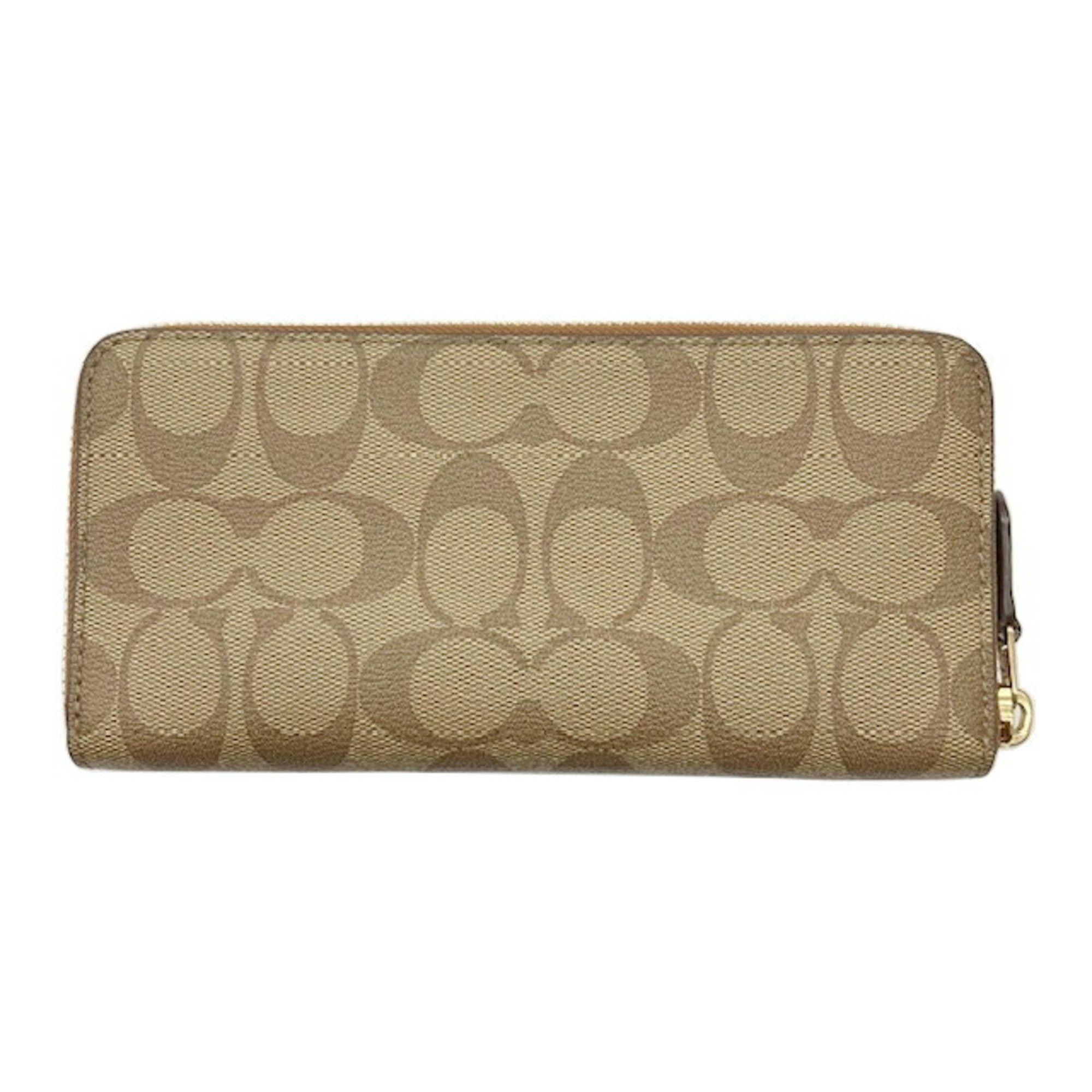Coach COACH Signature Round Long Wallet F59267 Brown Size ONE SIZE - 2 Thumbnail