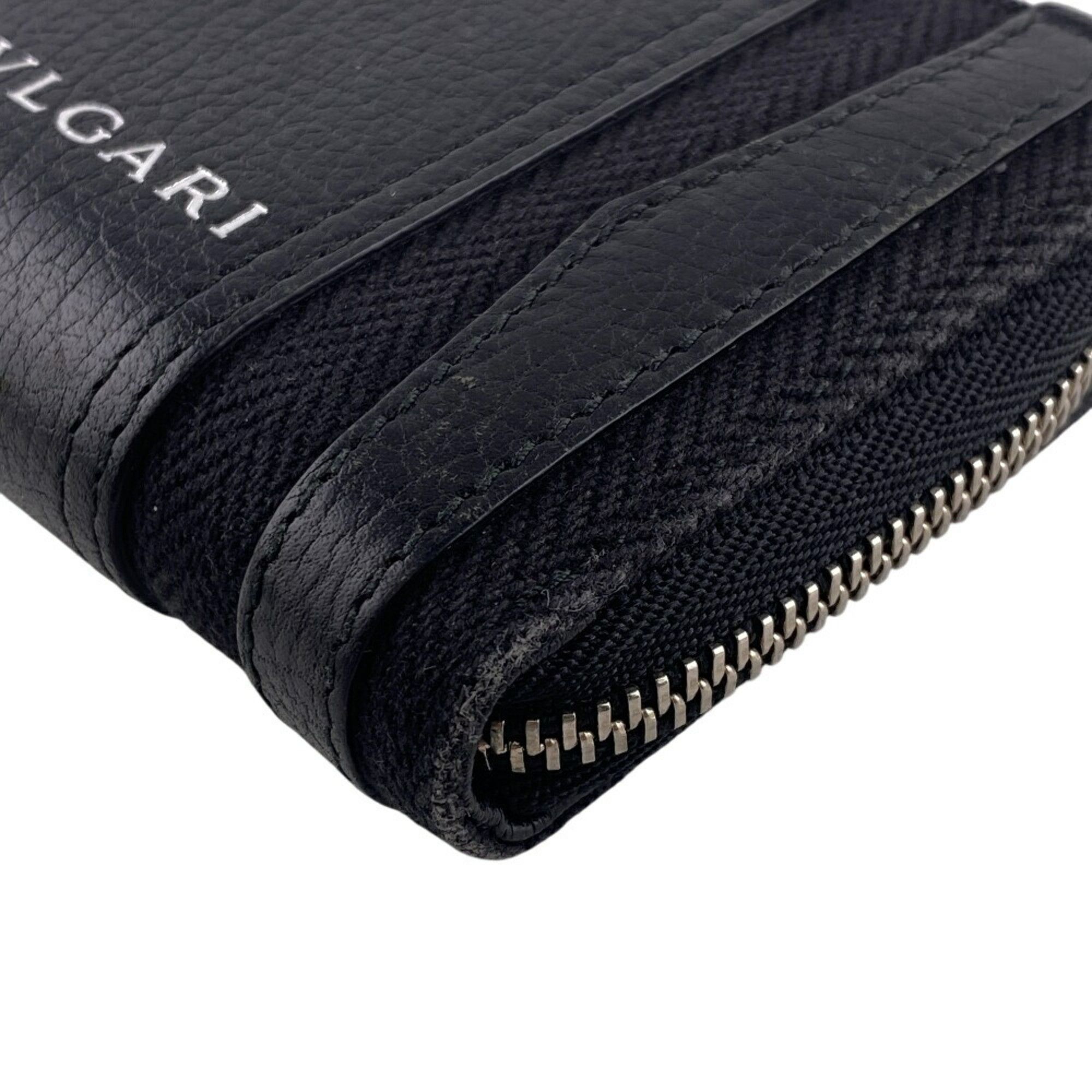 Bvlgari BVLGARI B.zero1 Round Coin Case Wallet Black Men's Size ONE SIZE - 3 Thumbnail