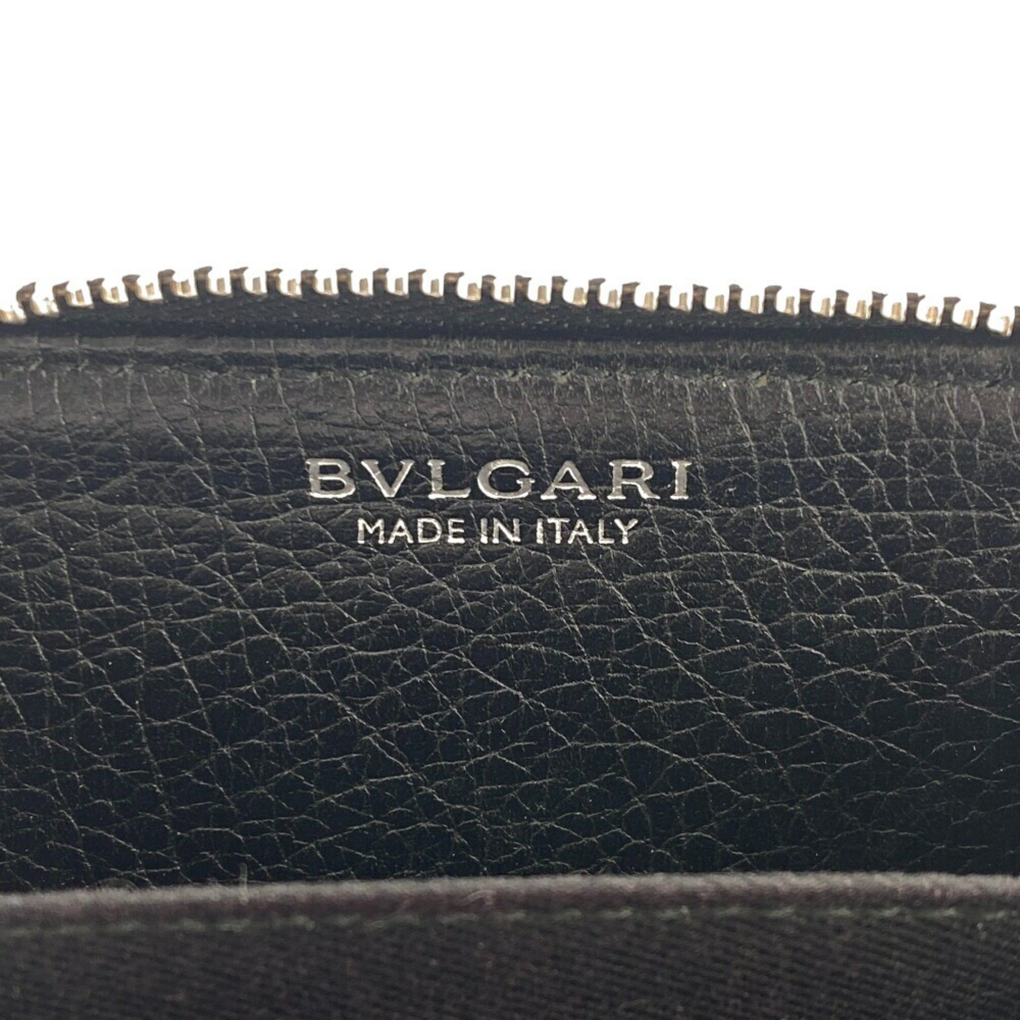 Bvlgari BVLGARI B.zero1 Round Coin Case Wallet Black Men's Size ONE SIZE - 6 Thumbnail