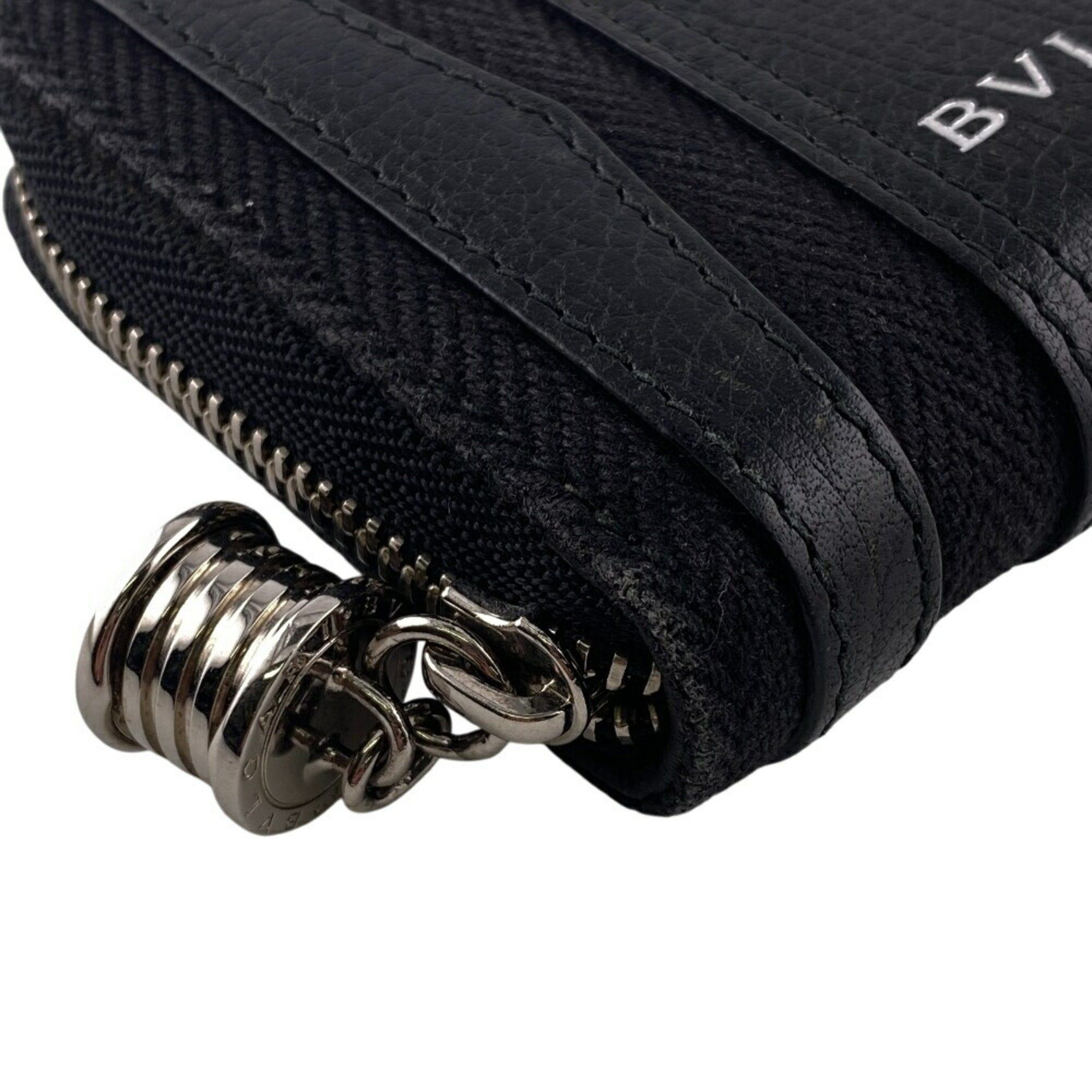 Bvlgari BVLGARI B.zero1 Round Coin Case Wallet Black Men's Size ONE SIZE - 4 Thumbnail