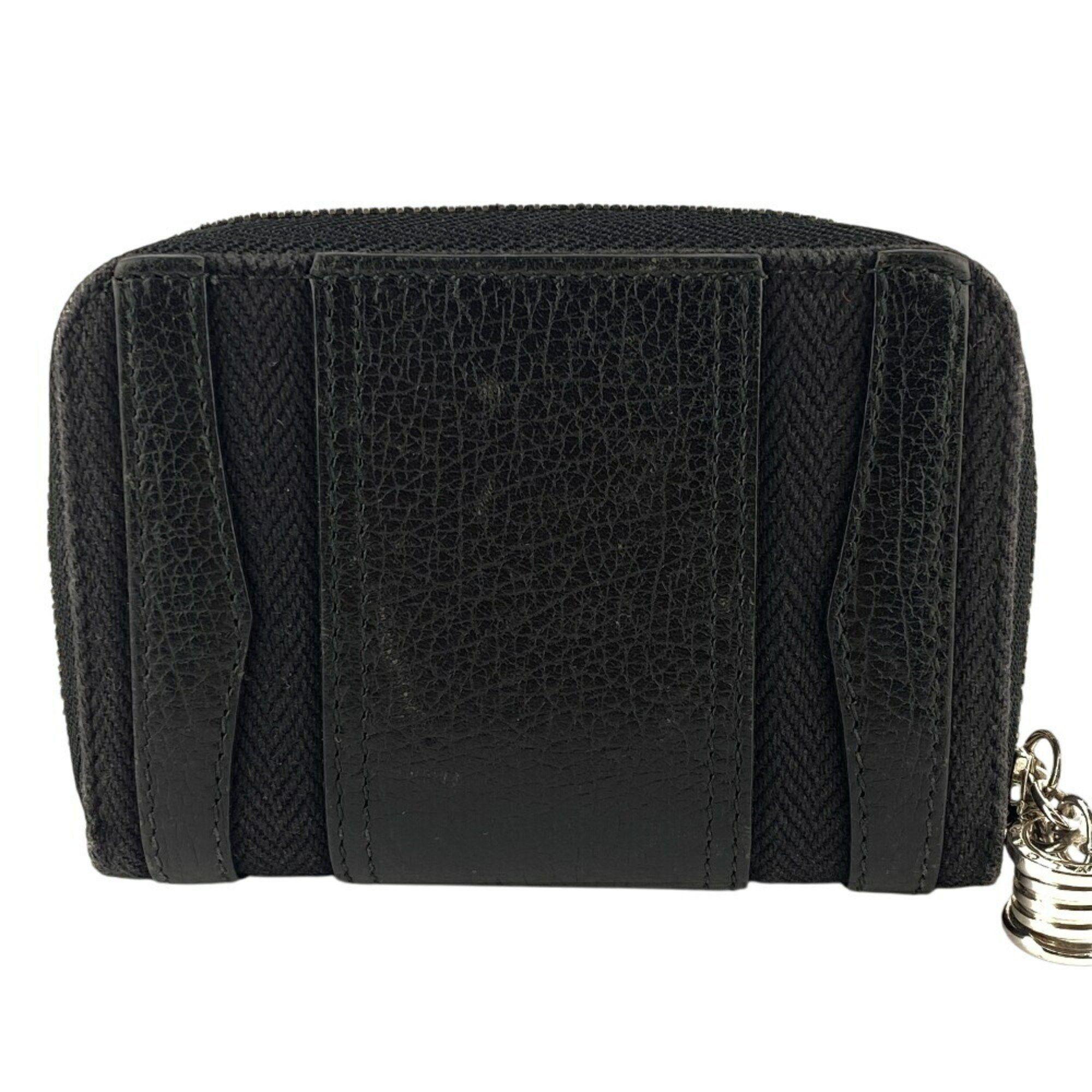 Bvlgari BVLGARI B.zero1 Round Coin Case Wallet Black Men's Size ONE SIZE - 2 Thumbnail