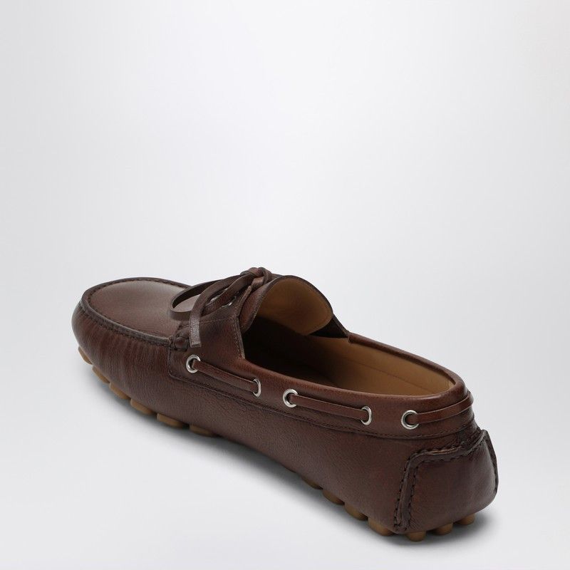 Valentino Valentino Garavani Brown Leather Moccasin Driver Fantaway Size US 8 / EU 41 - 2 Thumbnail