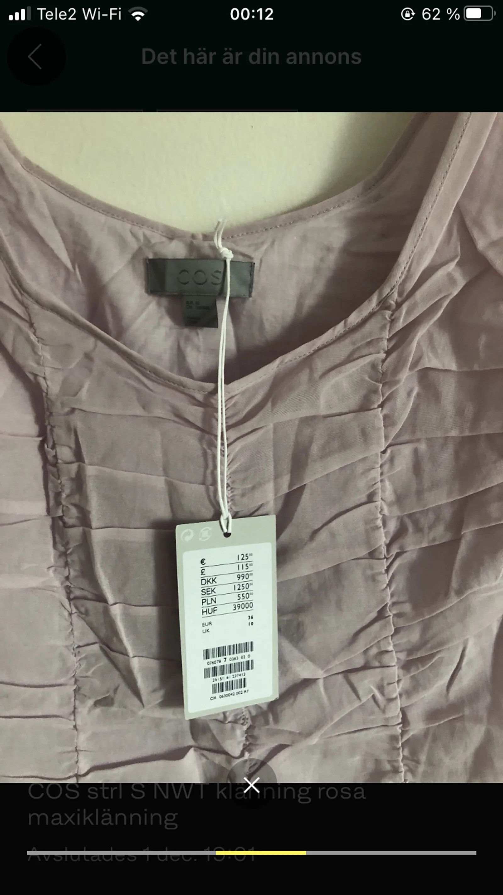 Cos Cos Dress Size S / US 4 / IT 40 - 2 Thumbnail