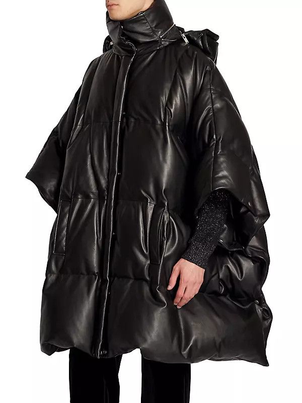 Saint Laurent Paris down cape in lambskin Size US S / EU 44-46 / 1 - 3 Thumbnail