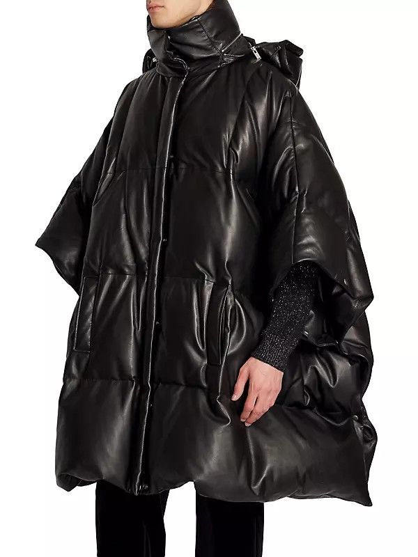 Saint Laurent Paris down cape in lambskin Size US M / EU 48-50 / 2 - 3 Thumbnail