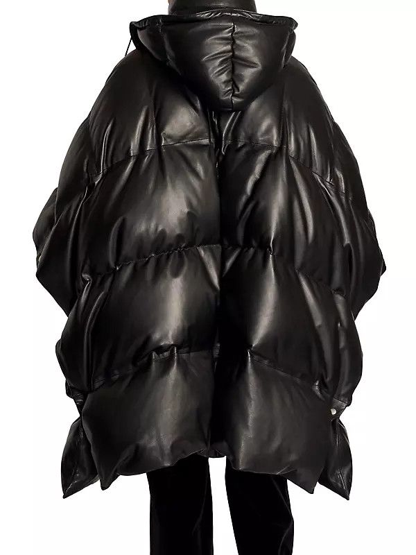 Saint Laurent Paris down cape in lambskin Size US M / EU 48-50 / 2 - 2 Thumbnail