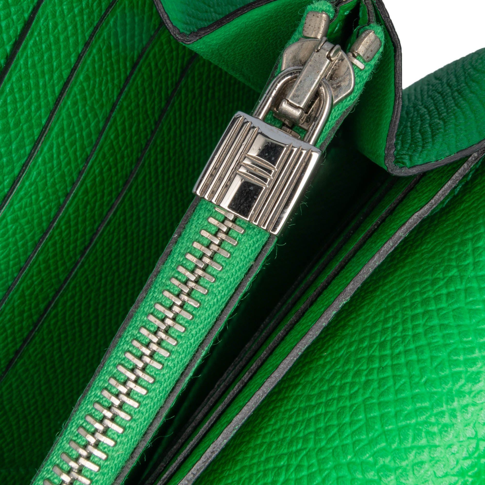 Hermes Hermès Epsom Kelly Longue Wallet Green Size ONE SIZE - 9 Thumbnail
